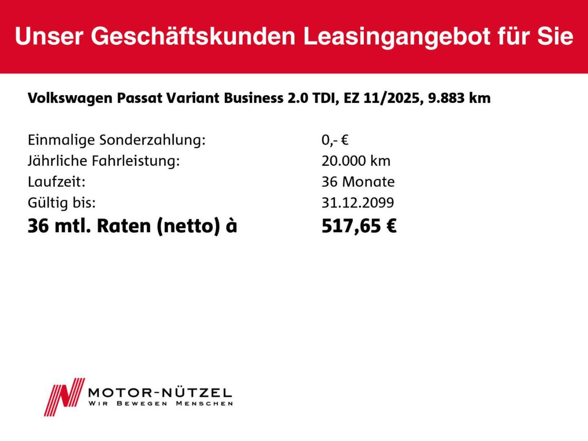 Volkswagen Passat Business