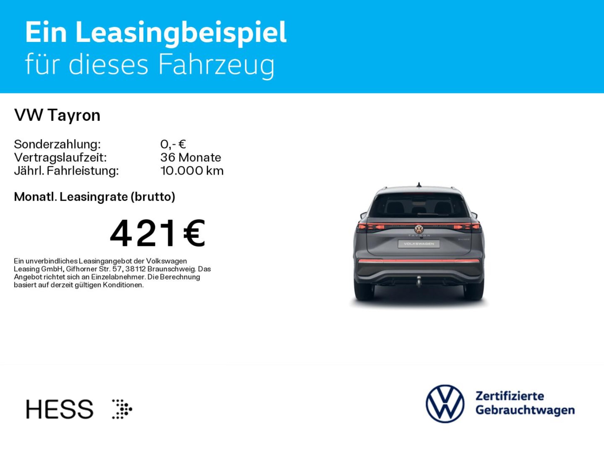 Volkswagen Tayron Elegance