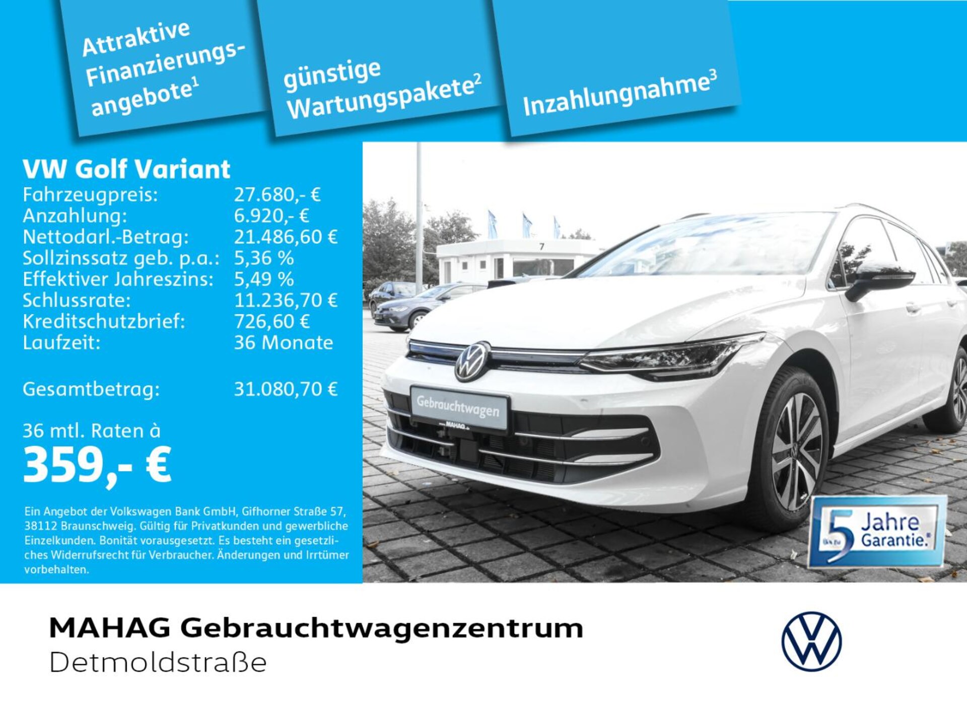 Volkswagen Golf Variant ENERGY