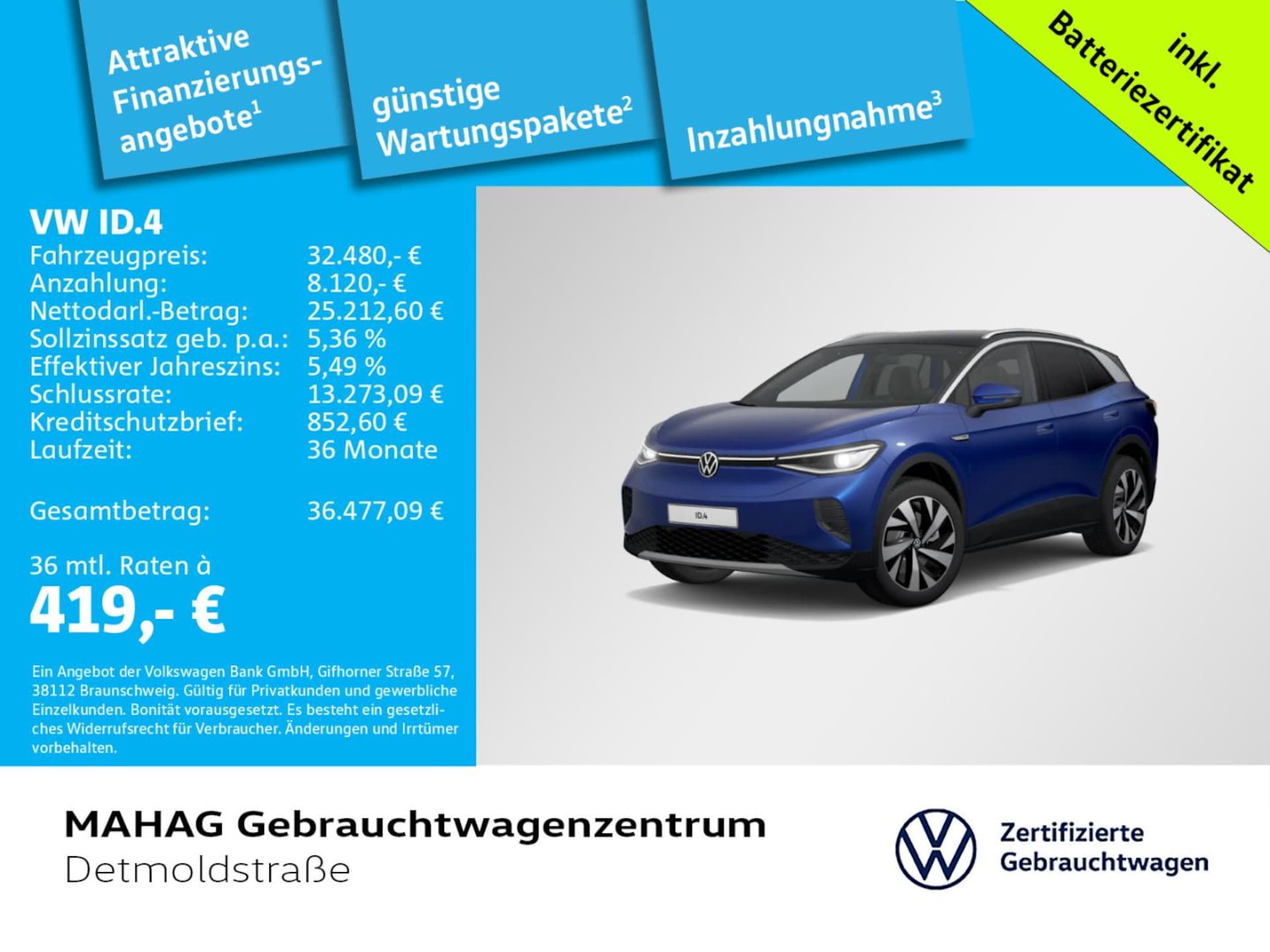 Volkswagen ID.4 Pro Performance