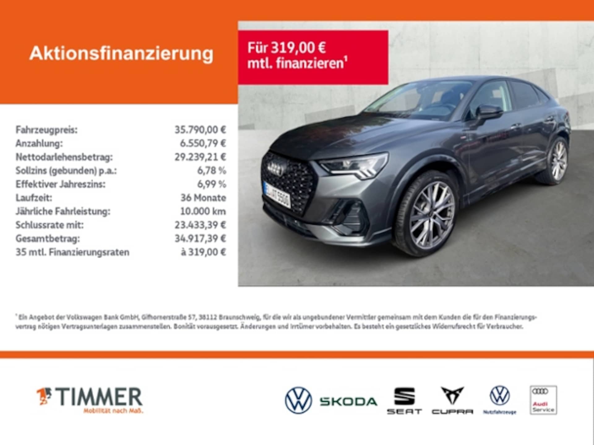 Audi Q3 Sportback S line
