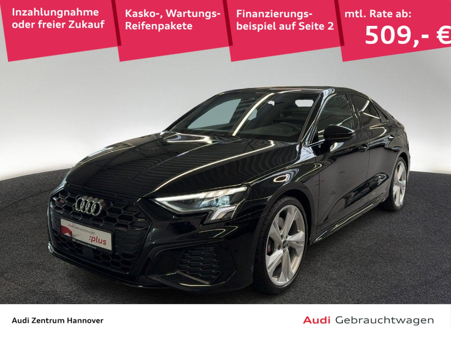 Bild über Audi S3 Limousine TFSI quattro S tronic - für weitere Informationen kontaktieren Sie den Audi Partner