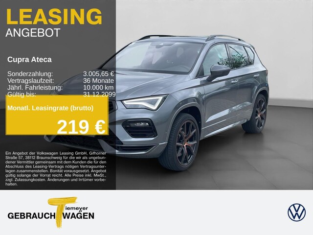 CUPRA Ateca 2.0 TSI VZ PANO BEATS ASSIST (R6524325)