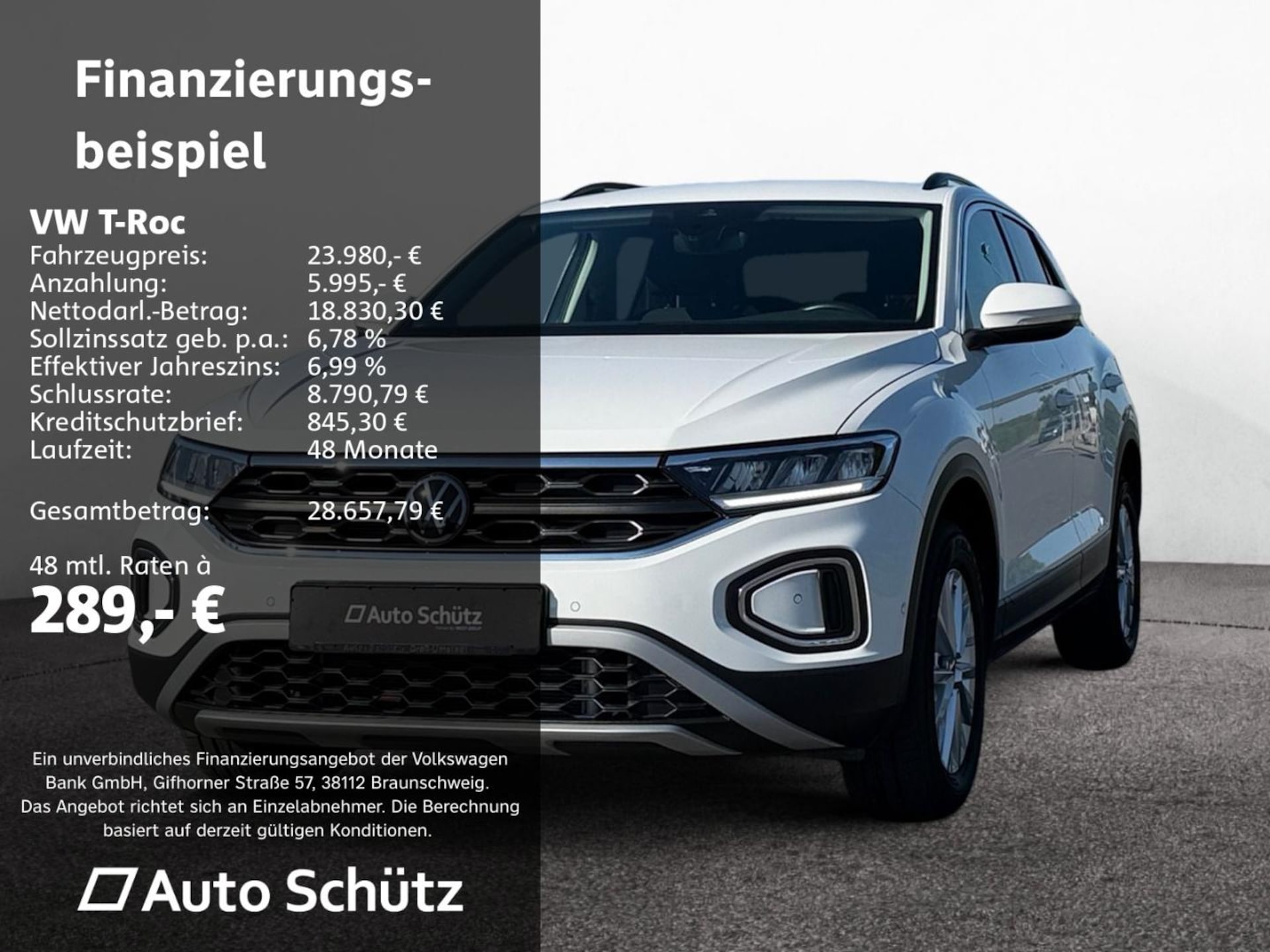 Volkswagen T-Roc 2023 — T-Roc 1.5 TSI Life+DSG+NAVI+RFK+LED+SHZ+PDC