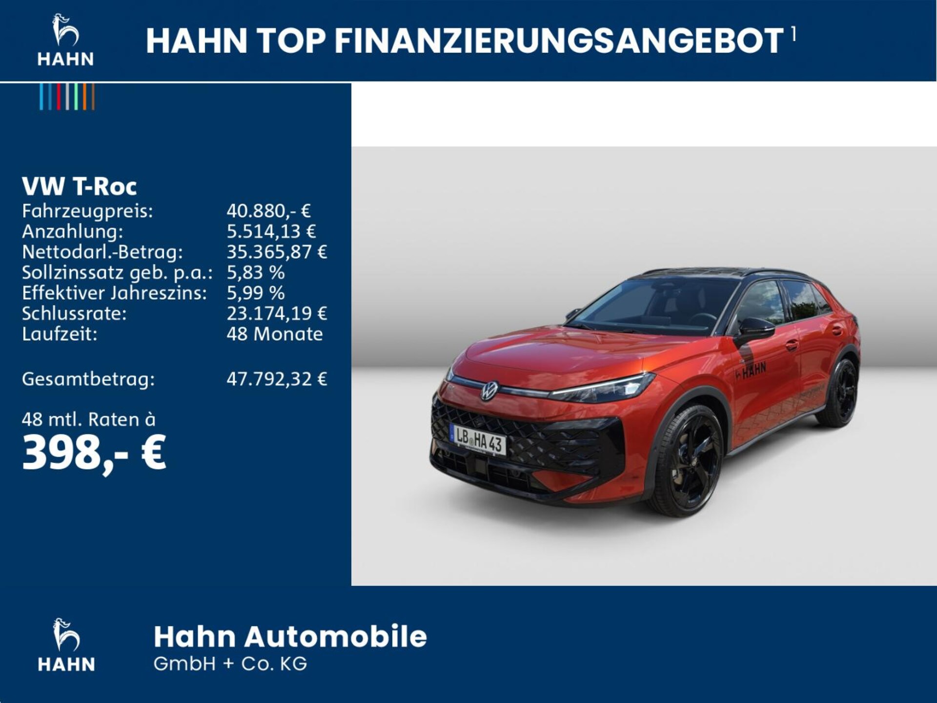 Volkswagen T-Roc R-Line