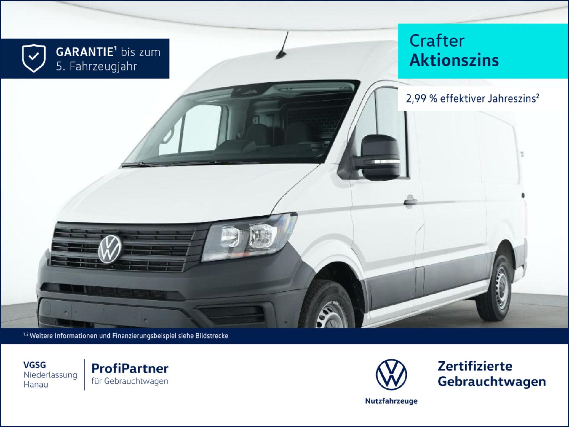 Volkswagen Crafter Kasten mittlerer Radstand