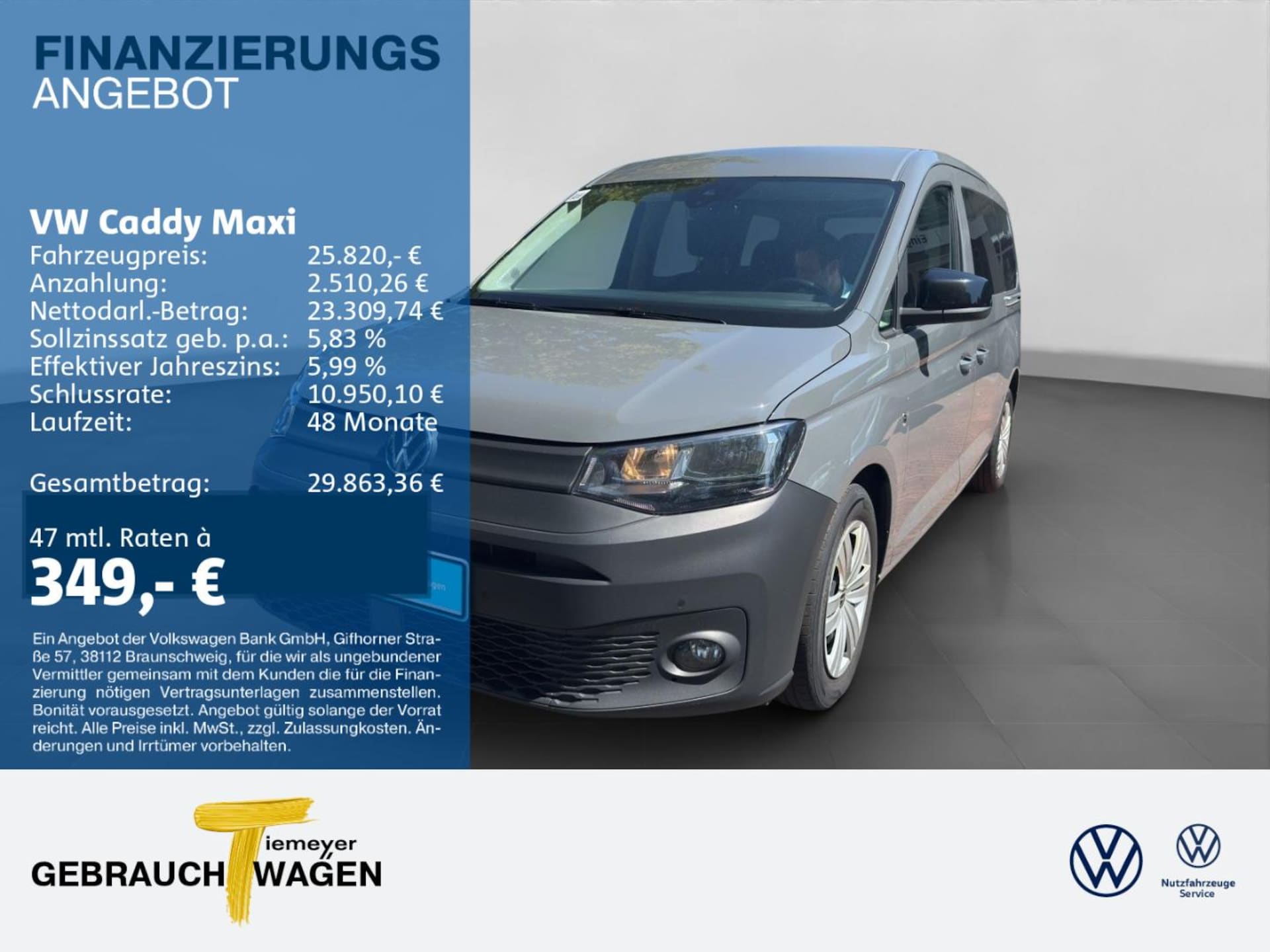 Volkswagen Caddy Maxi Basis-Modell
