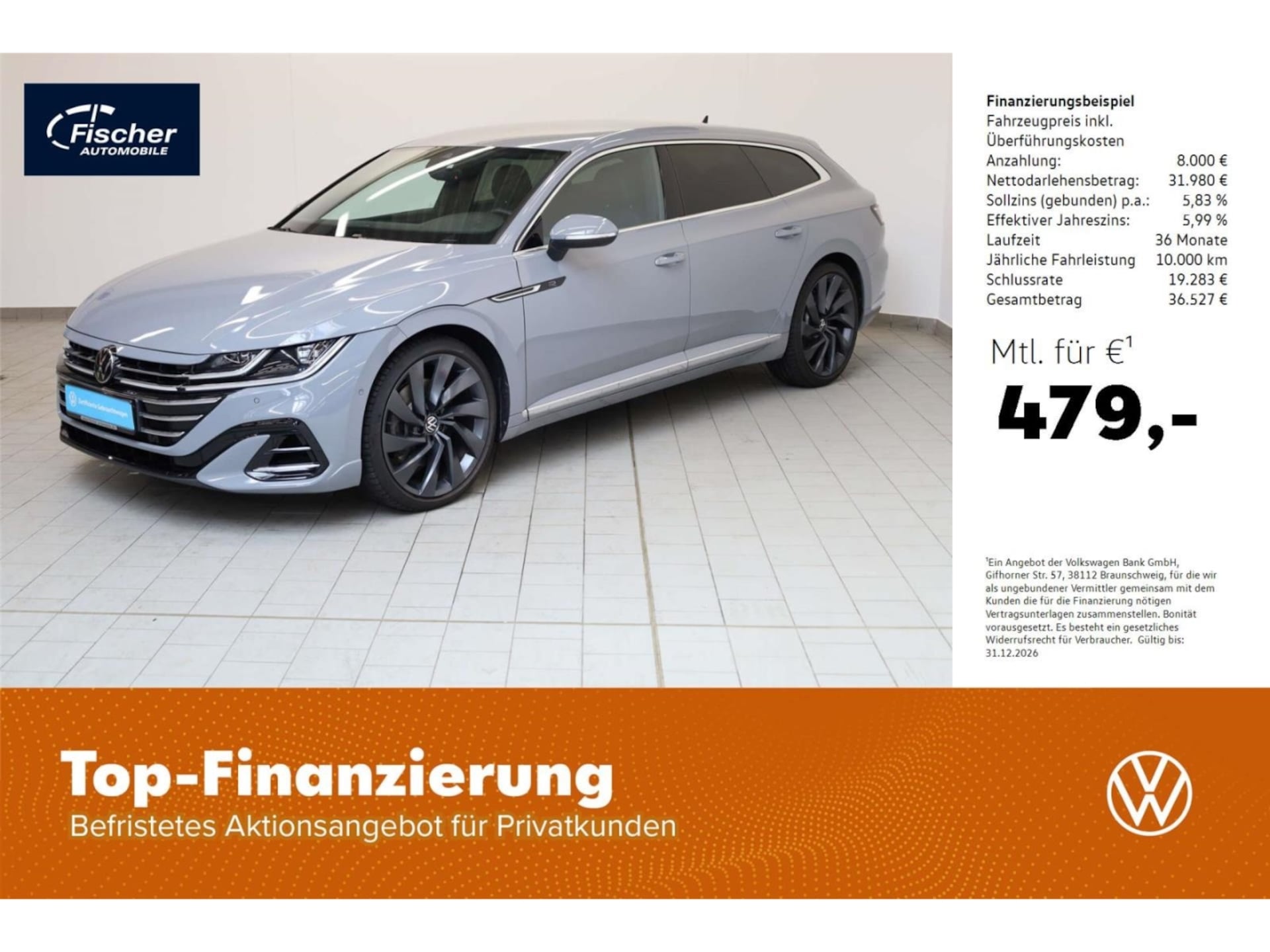 Volkswagen Arteon Shooting Brake — Volkswagen Arteon Shooting Brake Shooting Brake 2.0 TSI 4Mot. R-Line AHK