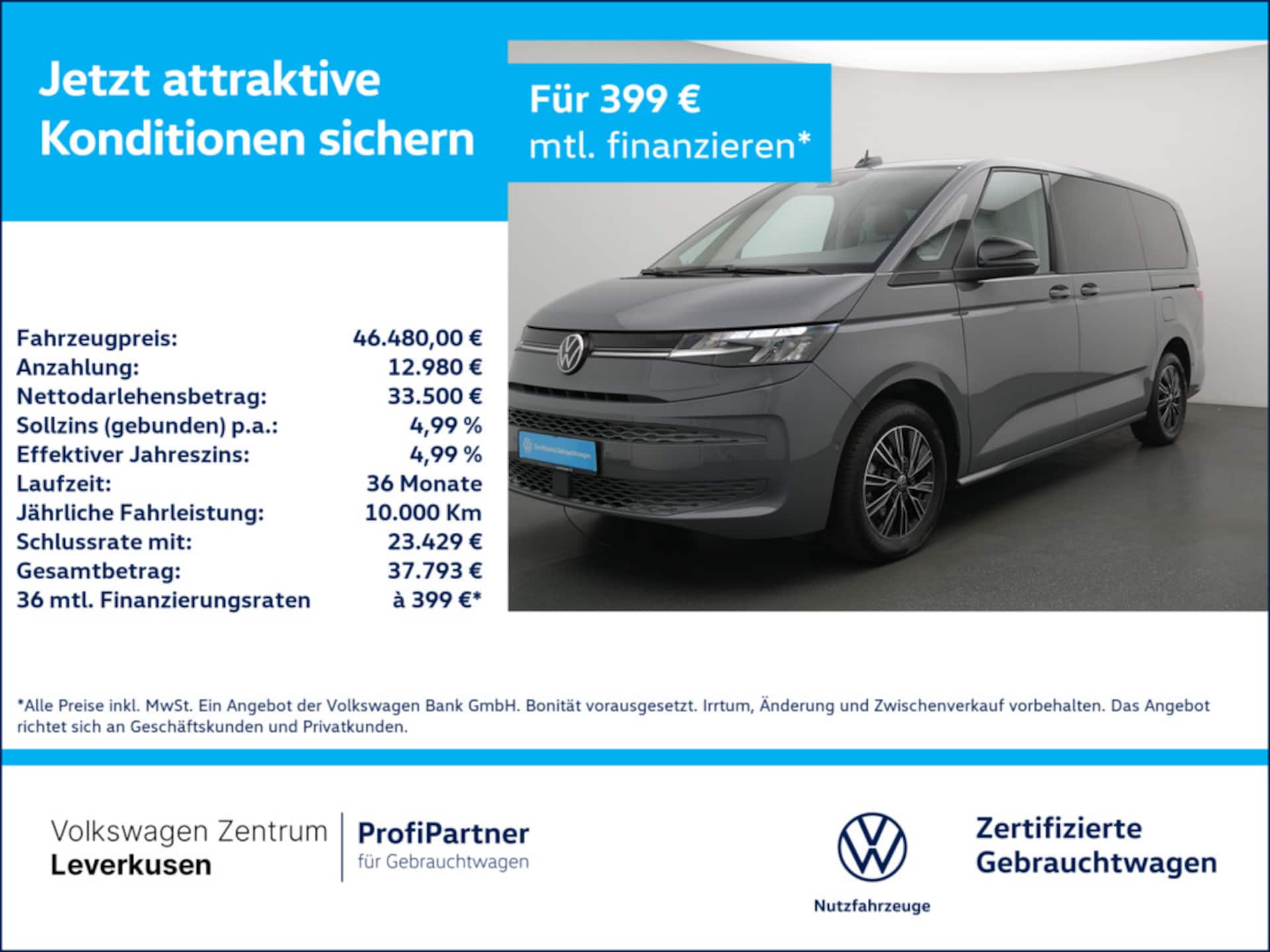 Volkswagen Multivan Langversion Life