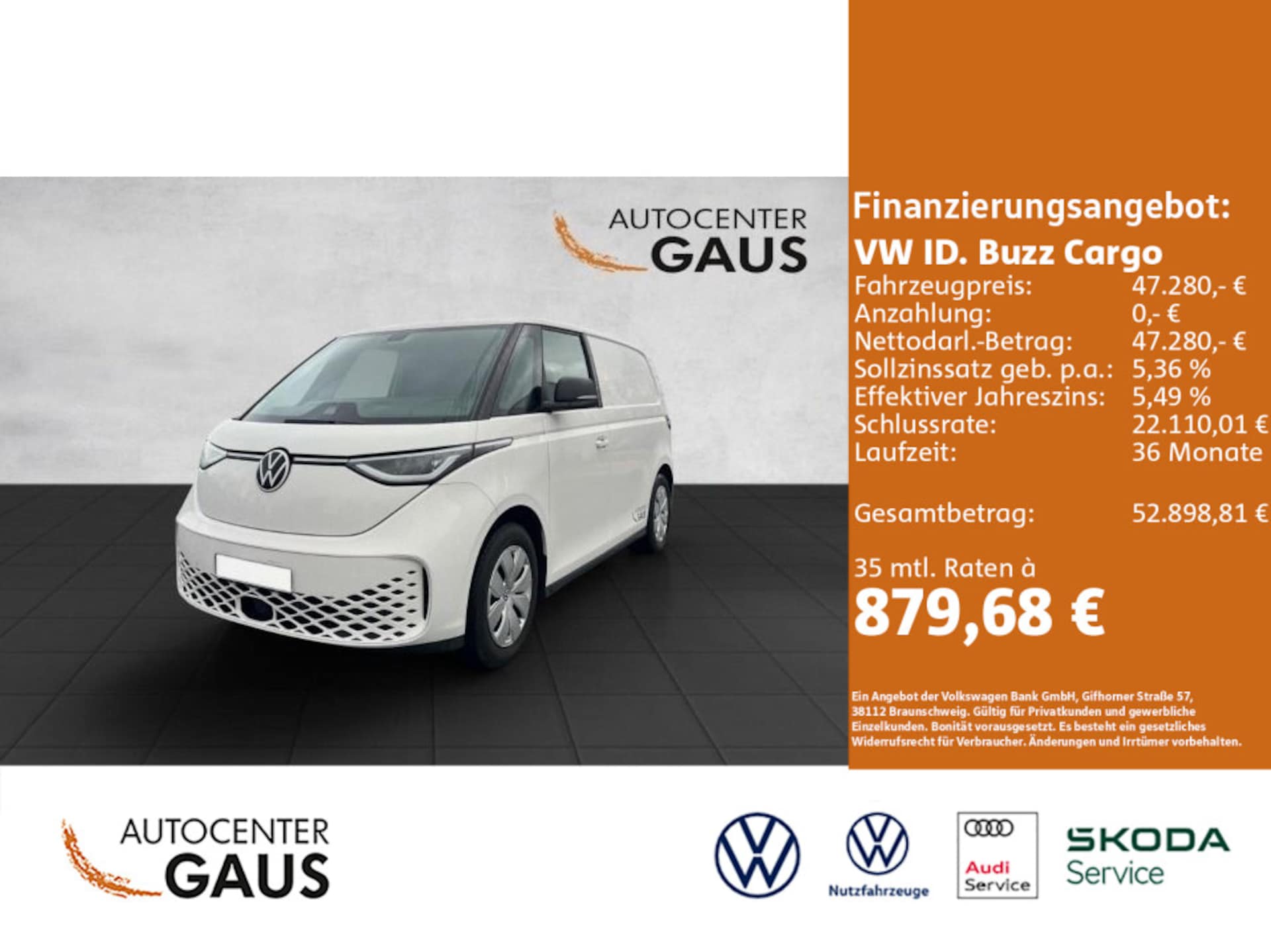 Volkswagen ID. Buzz Cargo Basis-Modell