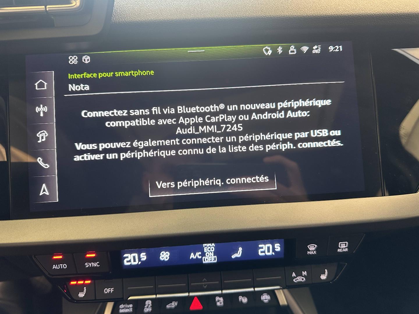 Image about Audi A3 Sportback TFSI e S line 40 TFSI e 150 kW (204 ch) S tronic