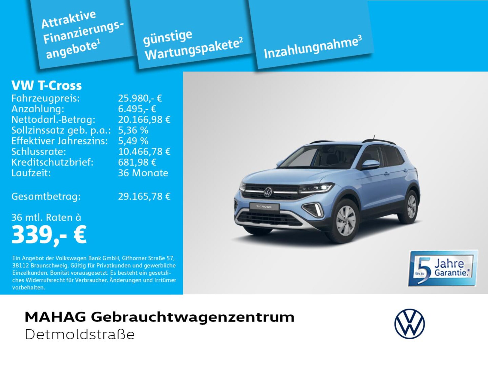 Volkswagen T-Cross Life