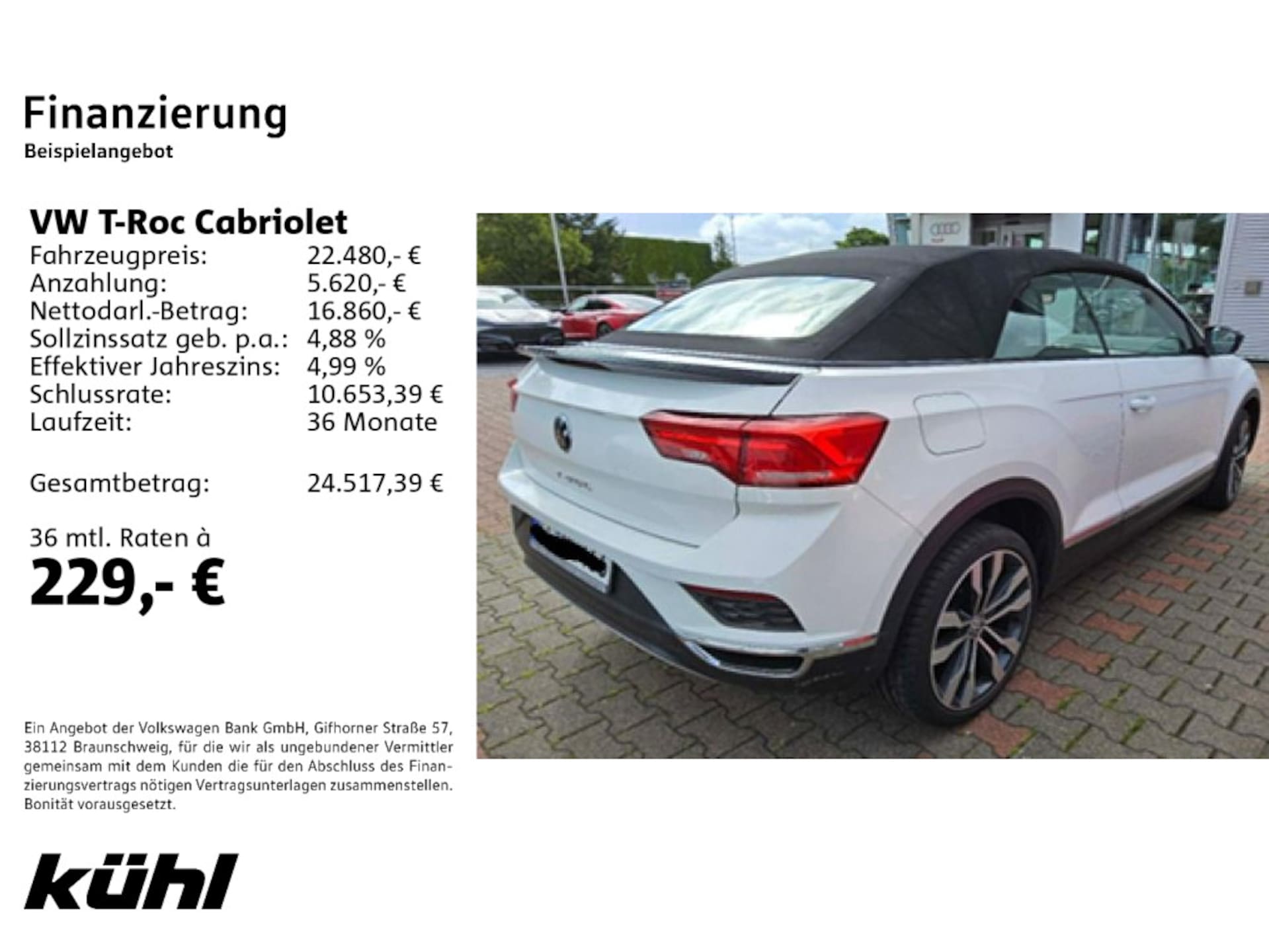 Volkswagen T-Roc Cabriolet Style