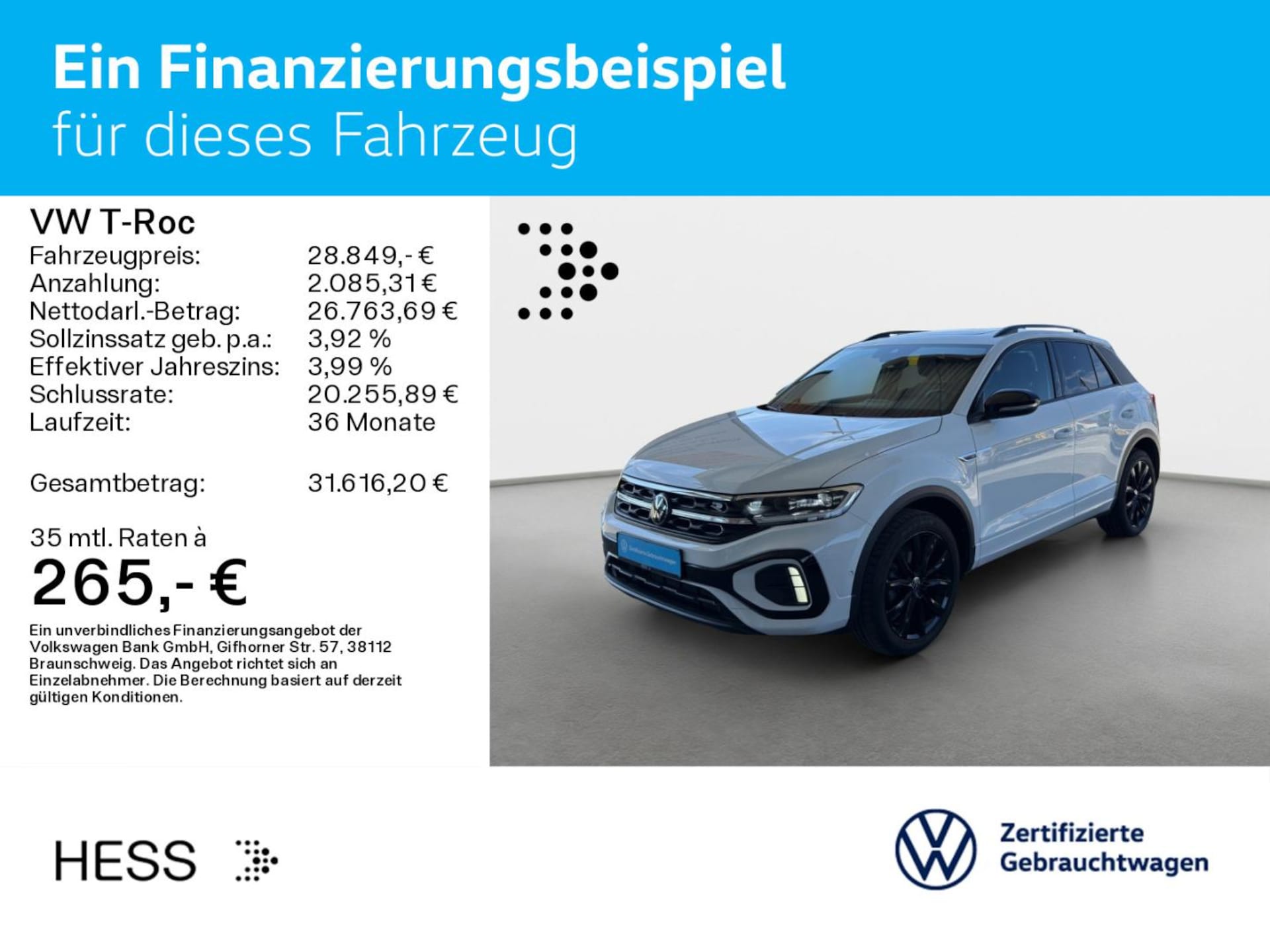 Volkswagen T-Roc R-Line
