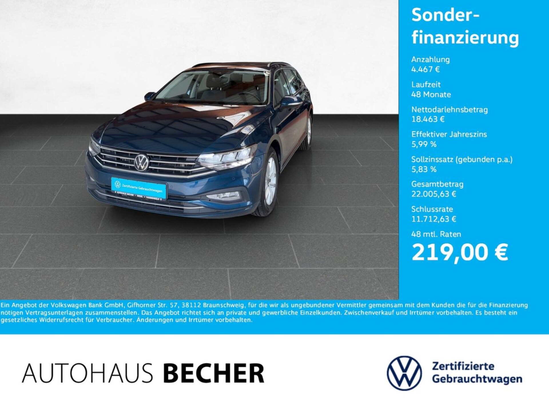 Volkswagen Passat Variant Business