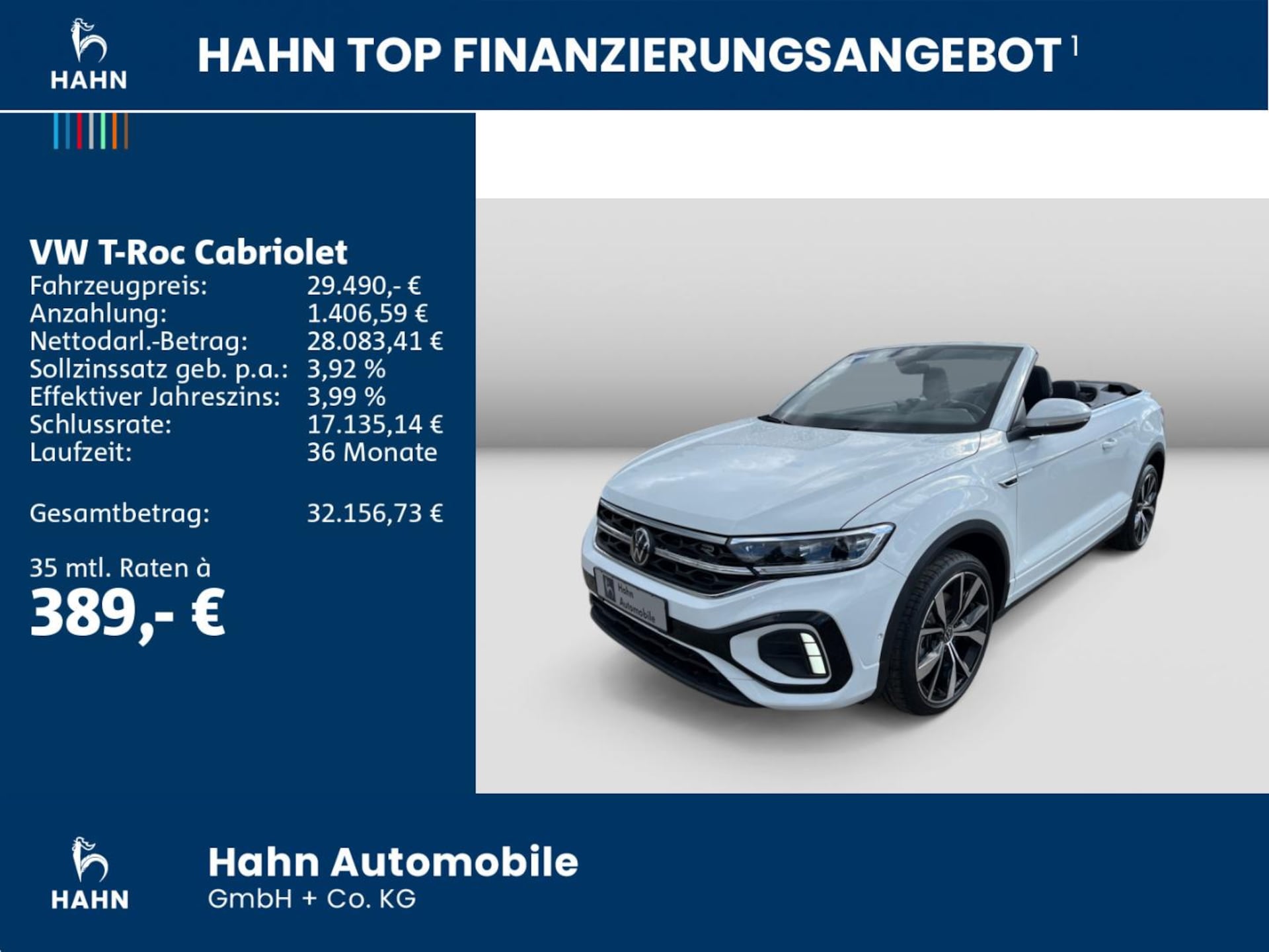 Volkswagen T-Roc Cabriolet R-Line