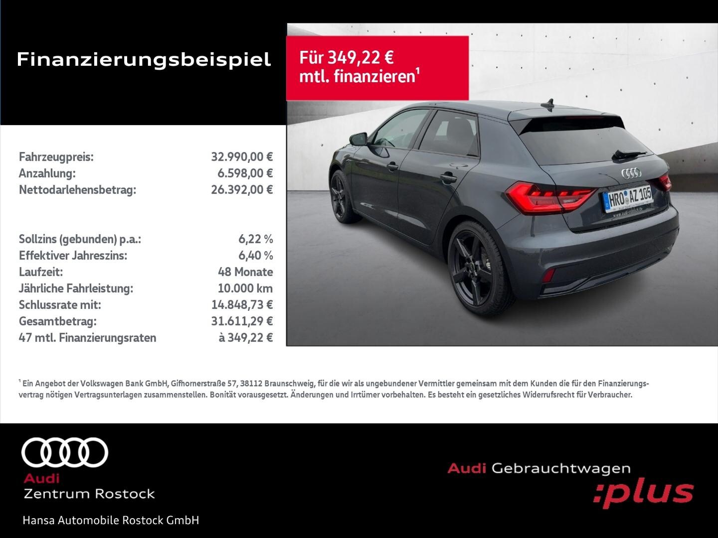 Bild über Audi A1 Sportback advanced 30 TFSI S tronic - für weitere Informationen kontaktieren Sie den Audi Partner