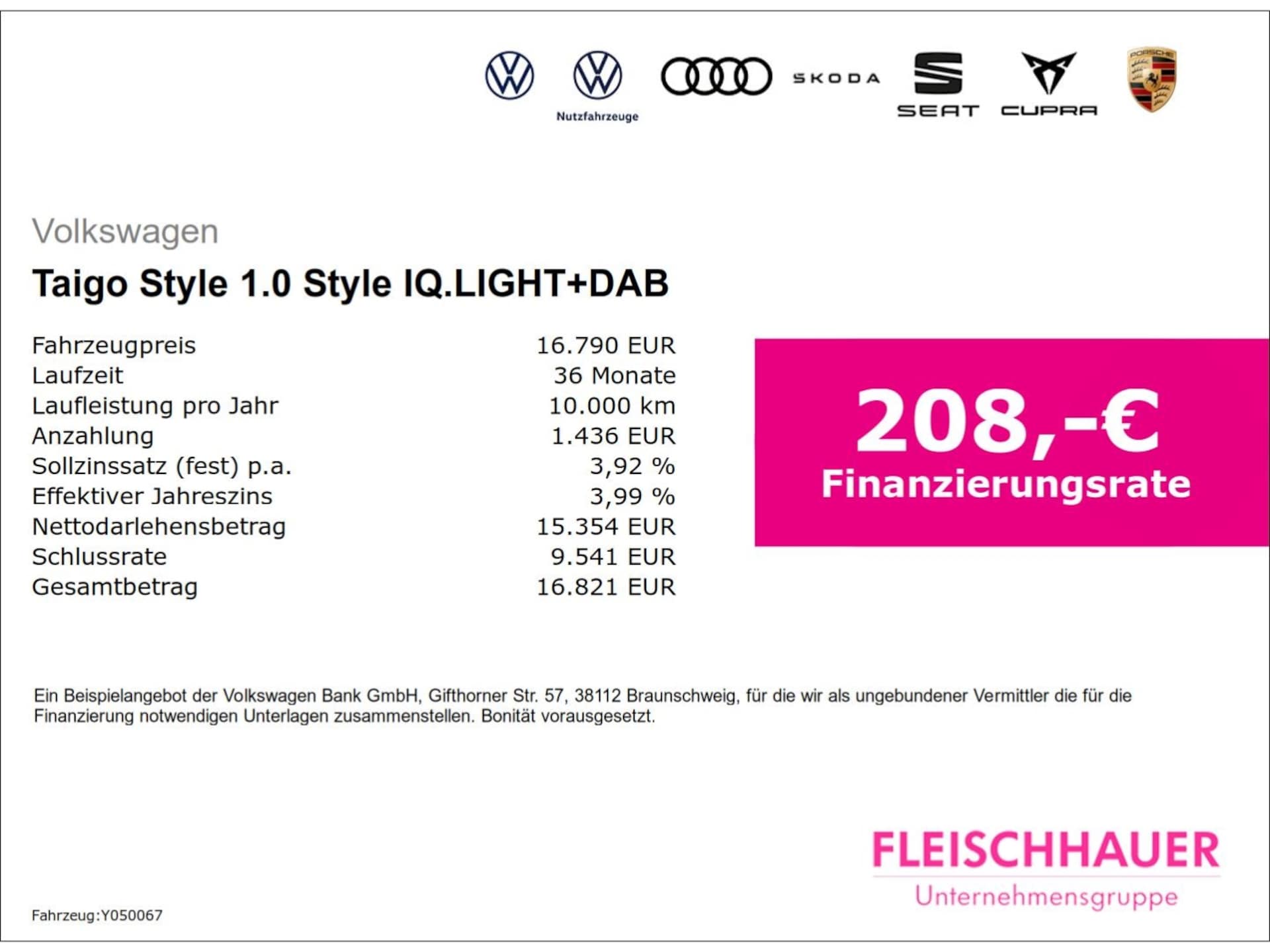 Volkswagen Taigo Style