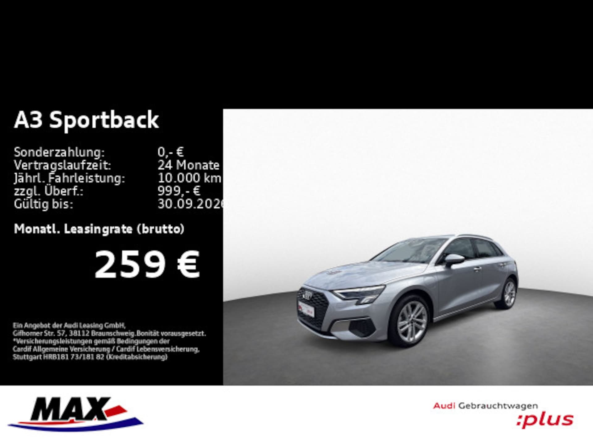 Audi A3 Sportback TFSI e