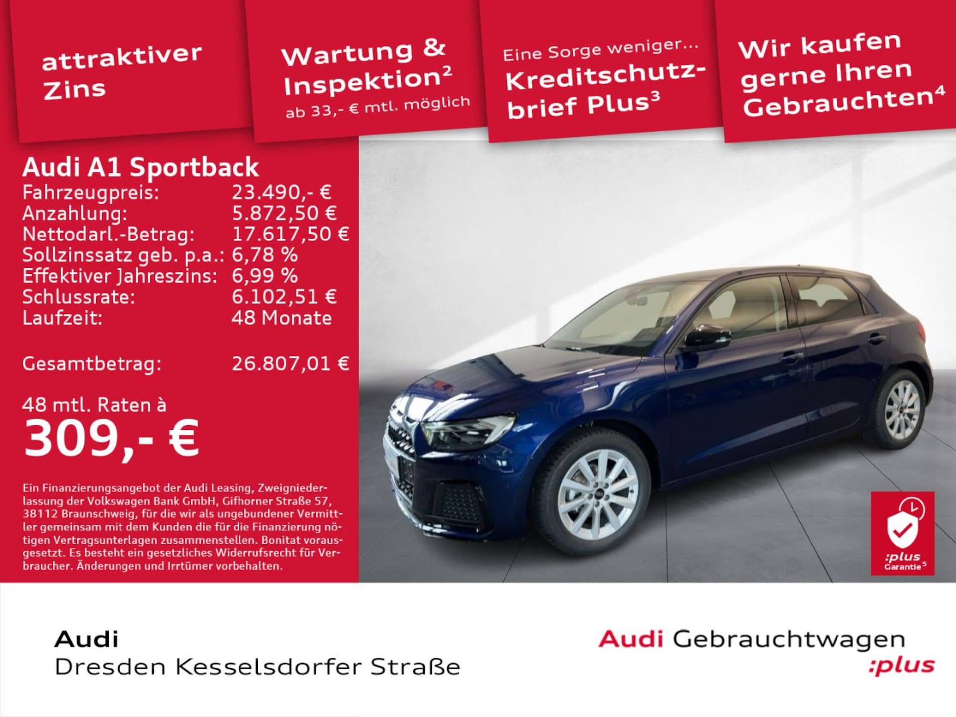 Audi A1 Sportback Advanced