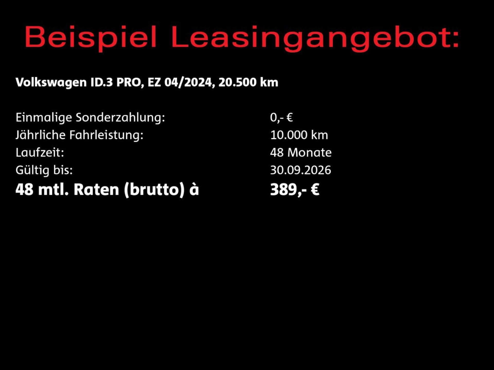 Volkswagen ID.3 MOVE Pro