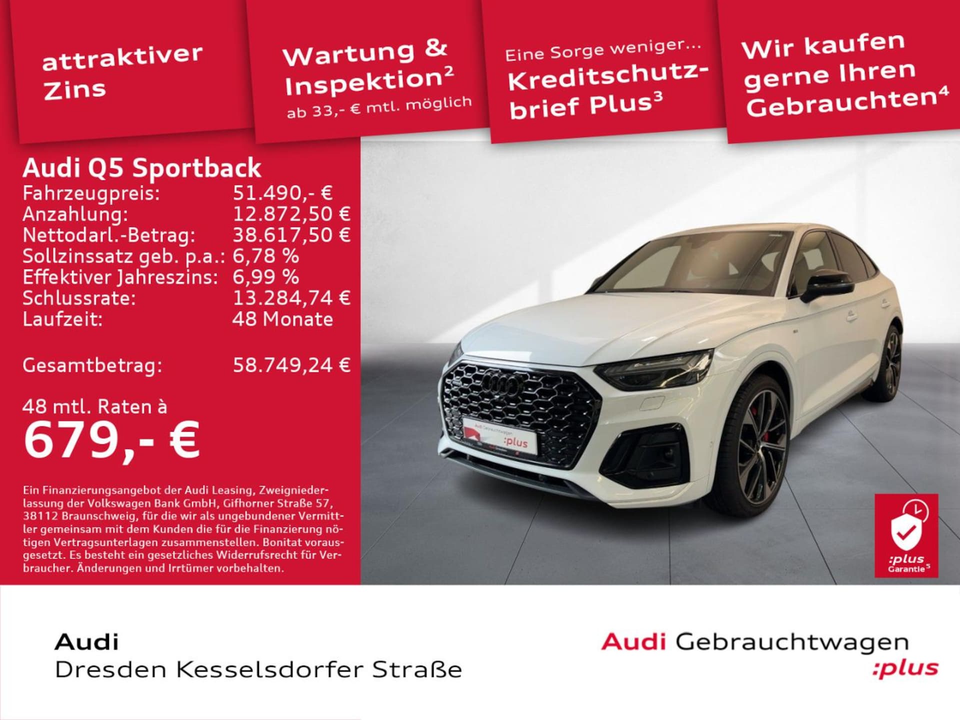Audi Q5 Sportback S line