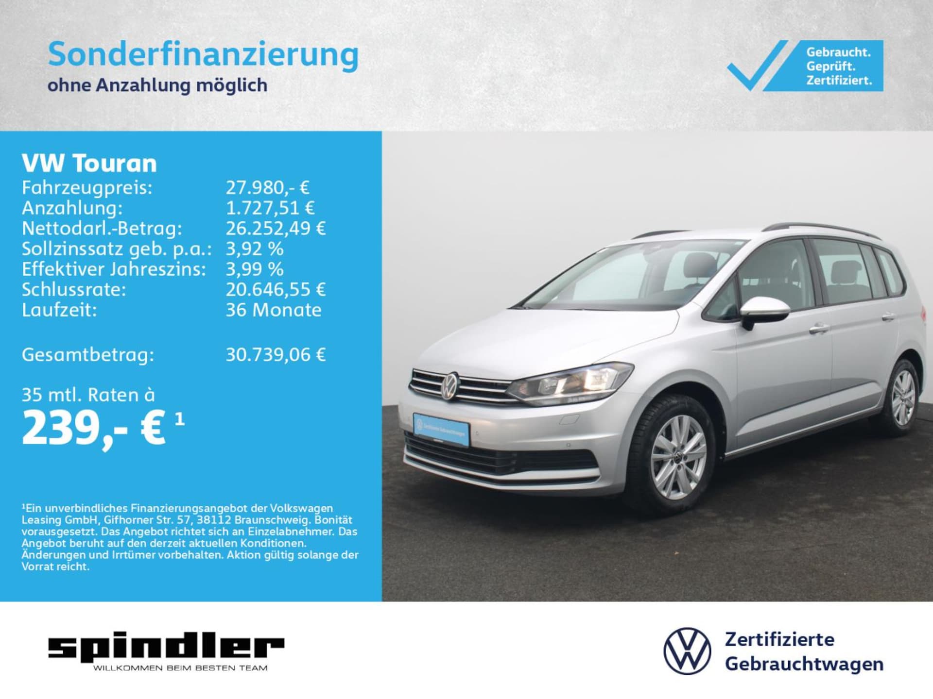 Volkswagen Touran Comfortline