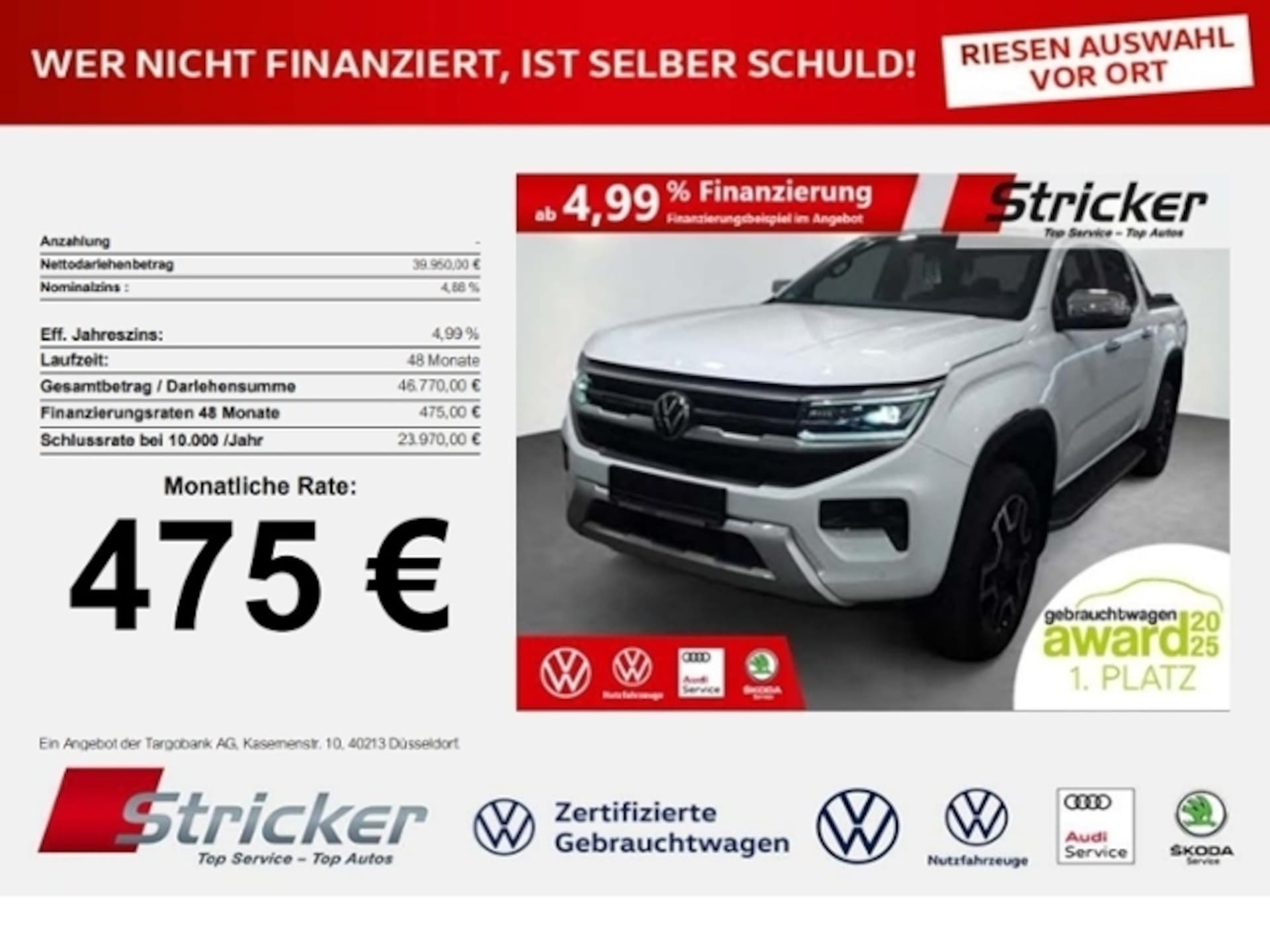 Volkswagen Amarok DoubleCab 2023