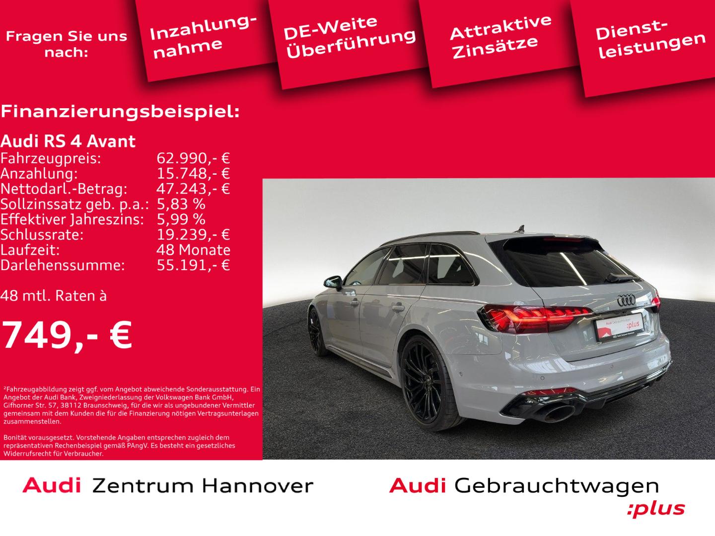 Image about Audi RS 4 Avant TFSI quattro tiptronic