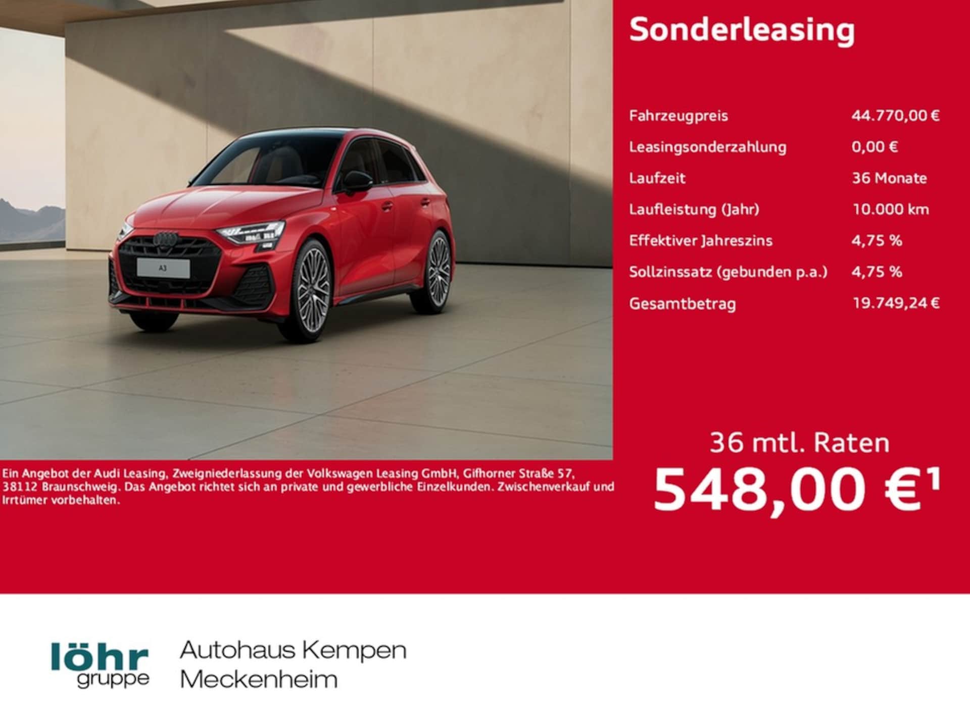 Audi A3 Sportback S line