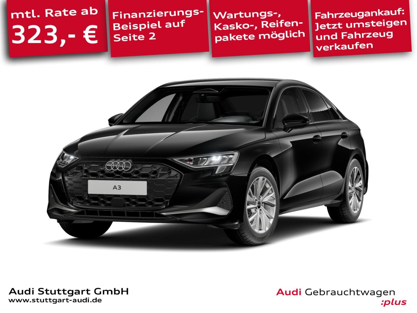 Bild über Audi A3 Limousine TFSI 85 kW S tronic - für weitere Informationen kontaktieren Sie den Audi Partner