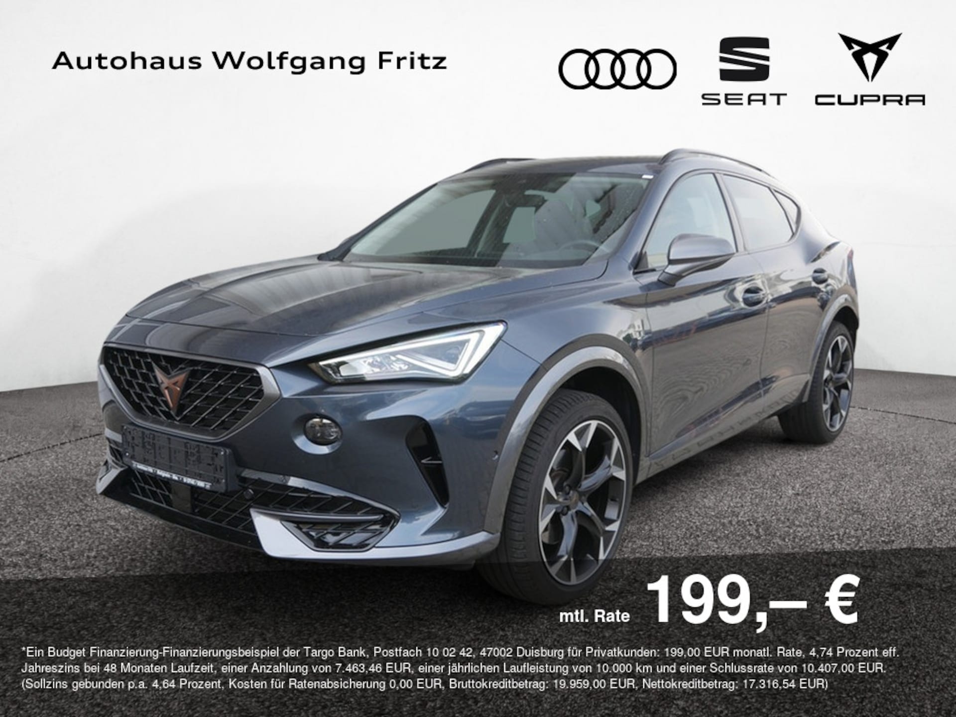 Cupra Formentor 2023 — Formentor 1.5 TSI ACC+NAVI+LED+SHZ+PDC+LENKRA