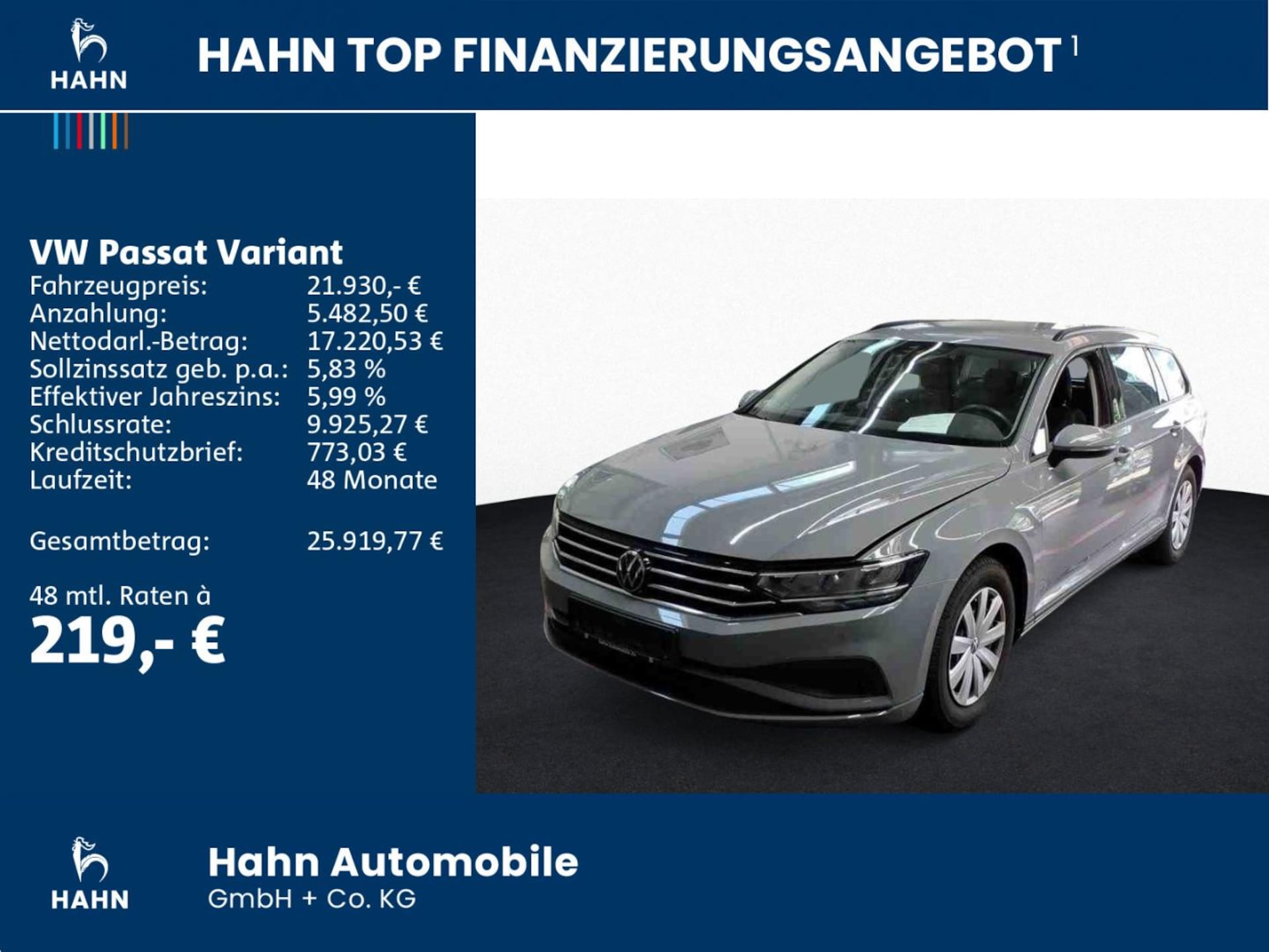 Volkswagen Passat Variant Basis-Modell