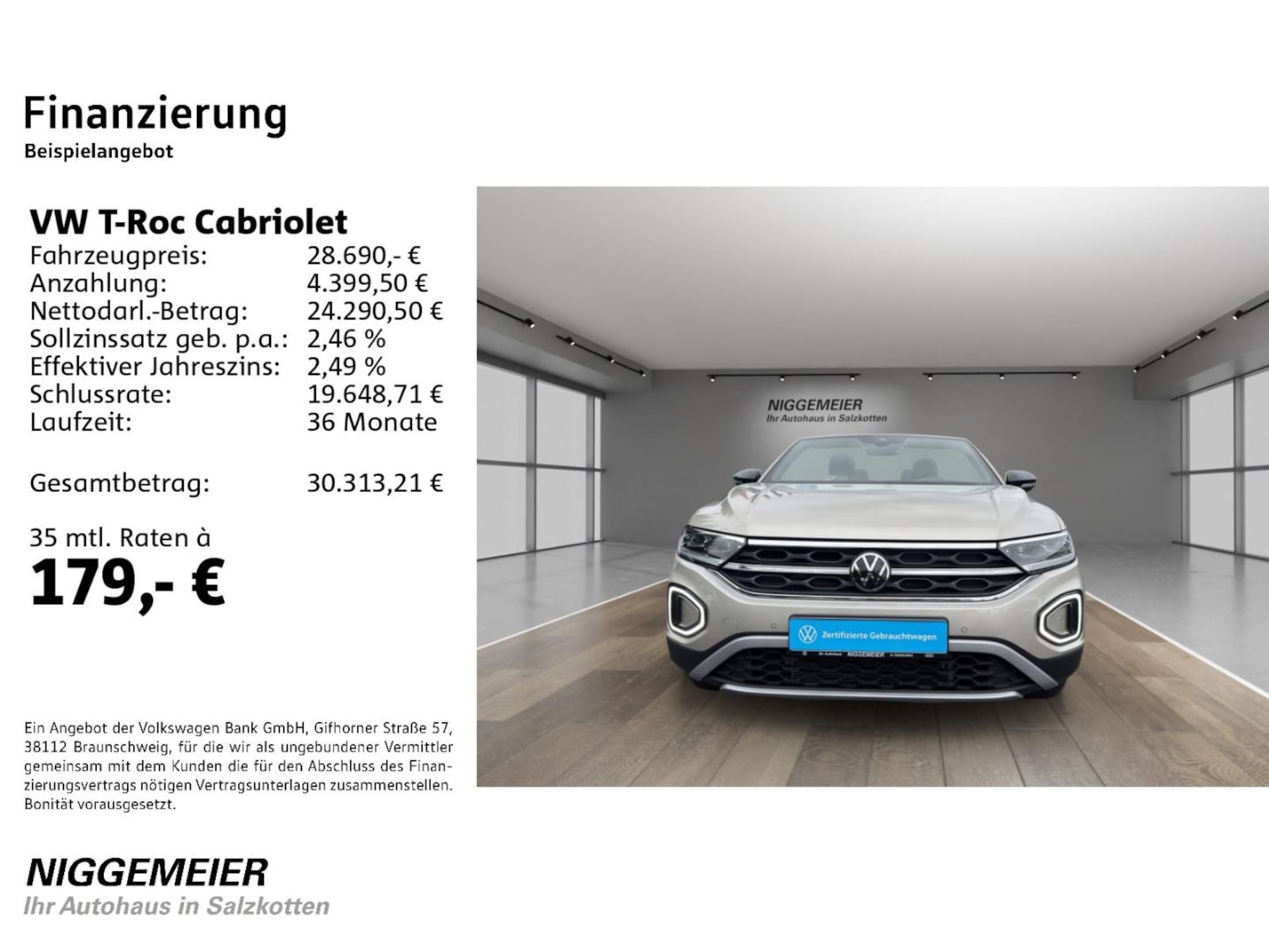 Volkswagen T-Roc Cabriolet Style