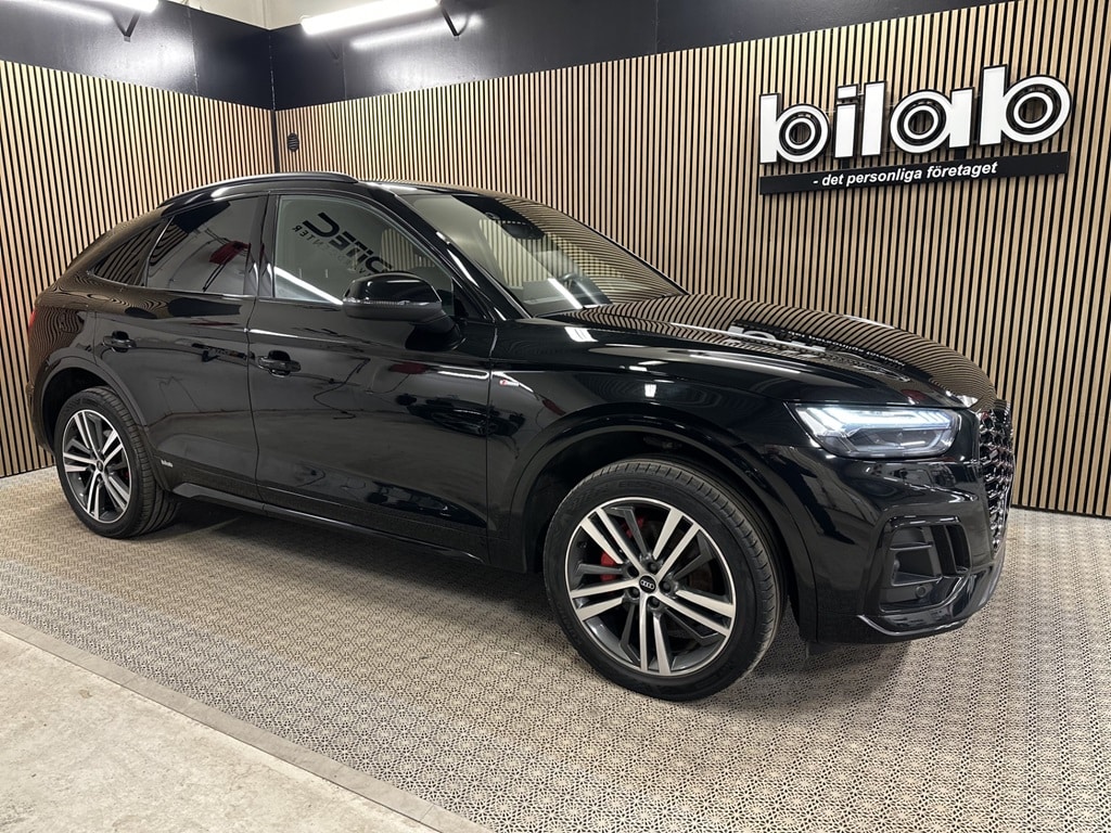 Bild som visar Audi Q5 Sportback TFSI e Q5 Sportback 55 TFSI e quattro S line 367 hk S tronic - för mer information kontakta din Audi Partner