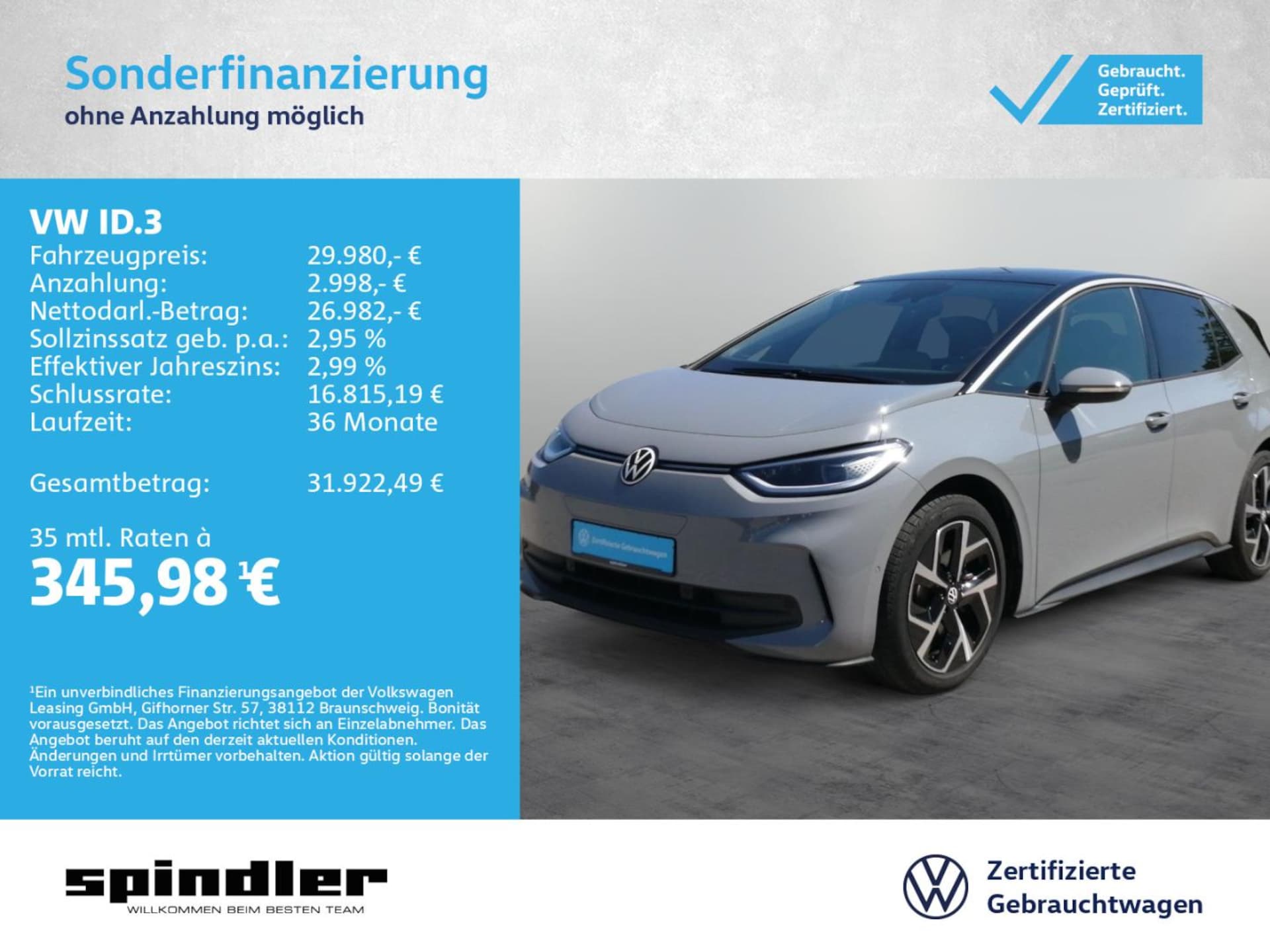 Volkswagen ID.3 MOVE Pro
