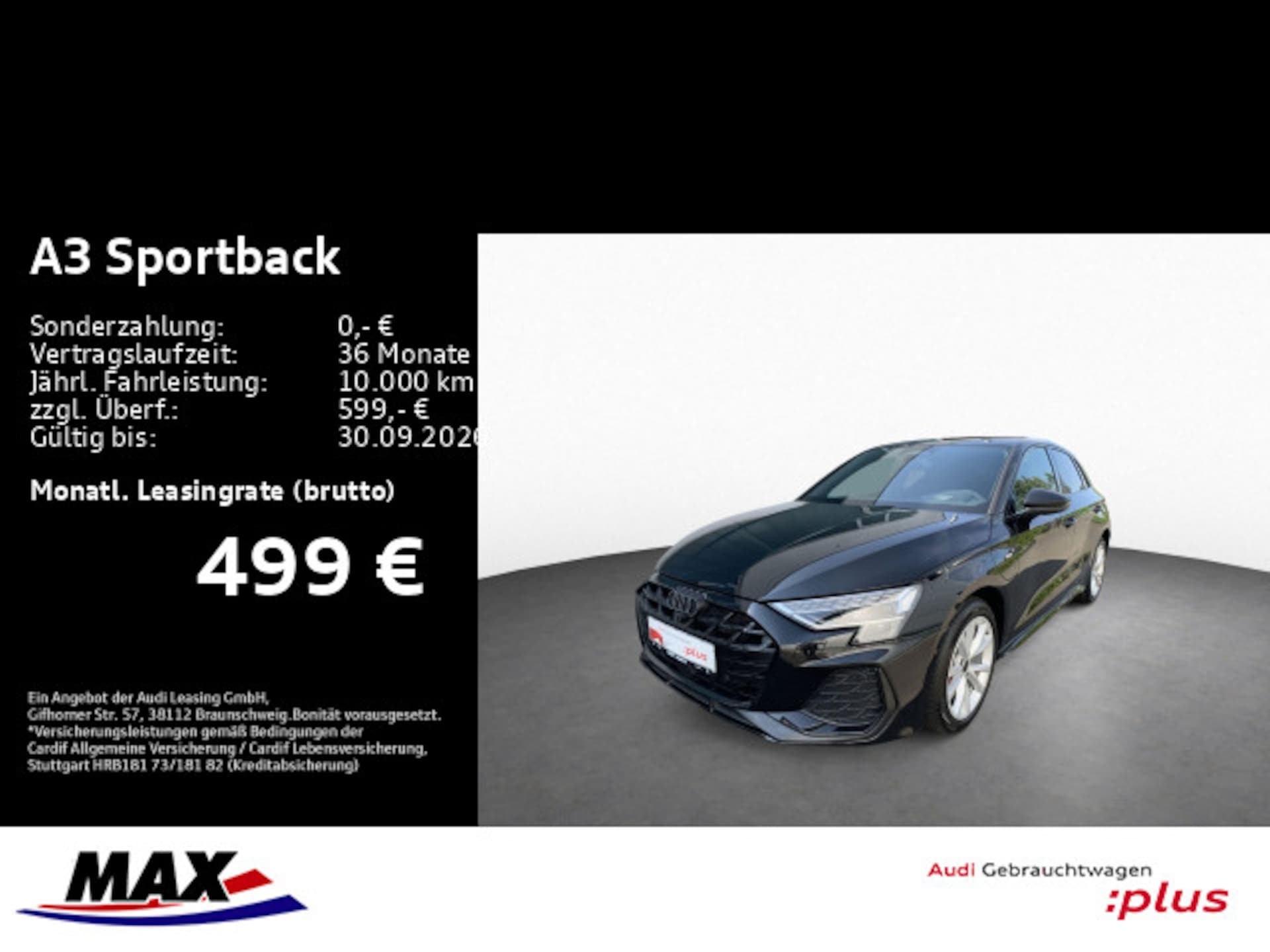 Audi A3 Sportback TFSI e S line