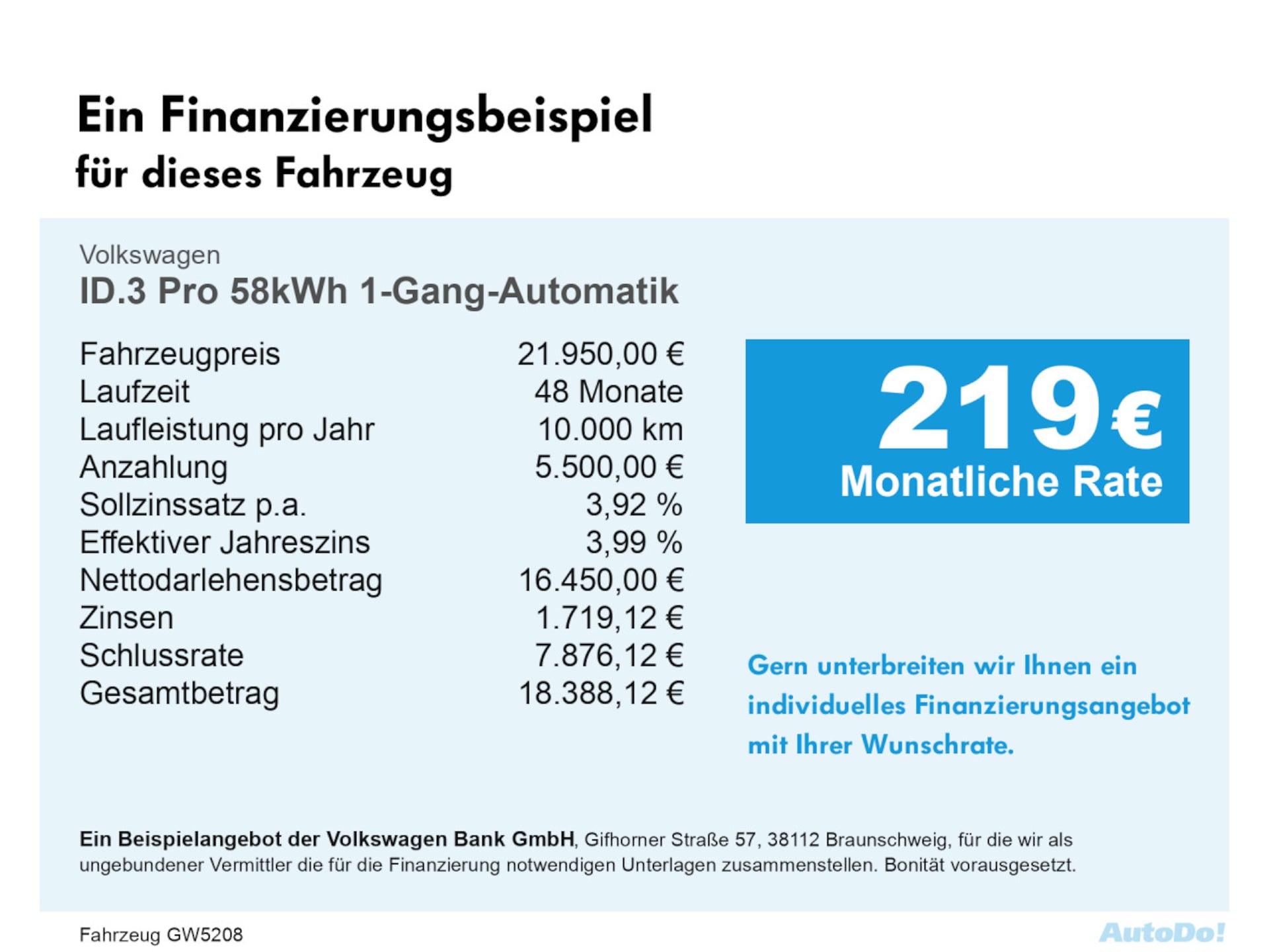 Volkswagen ID.3 Pro