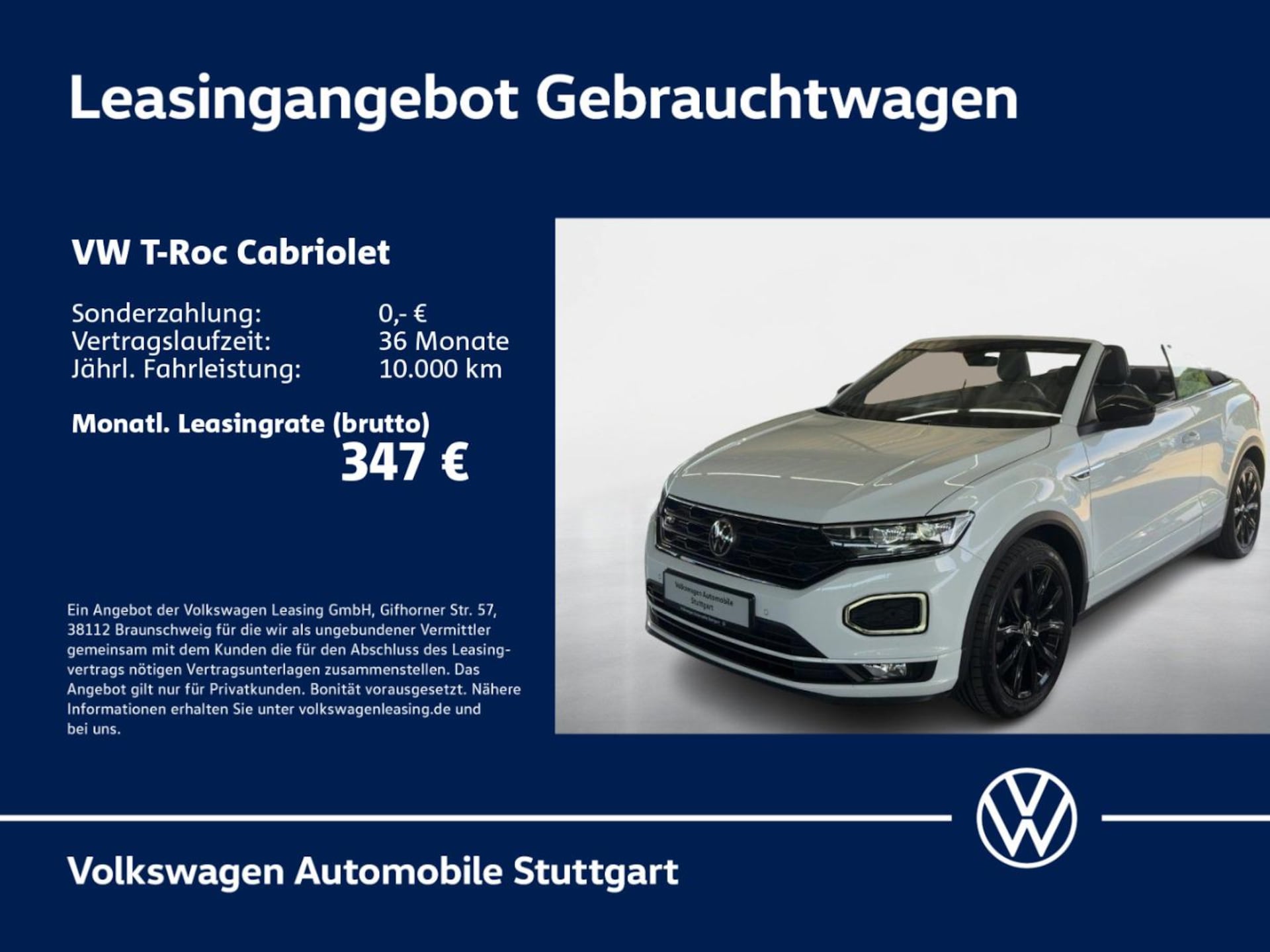 Volkswagen T-Roc Cabriolet 2022 — T-Roc Cabriolet R-Line 1.5 TSI DSG Navi ACC LED