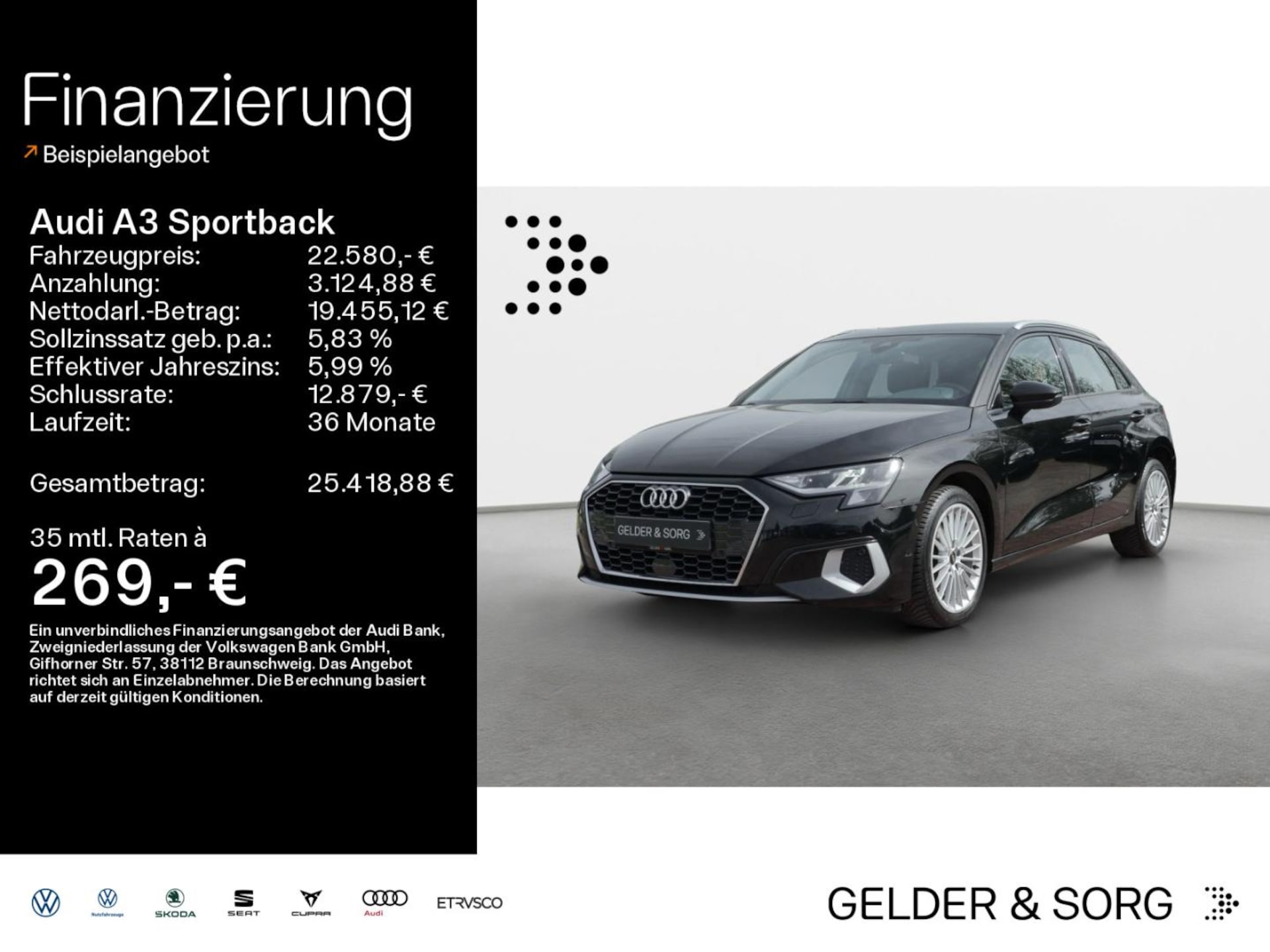 Audi A3 Sportback Advanced