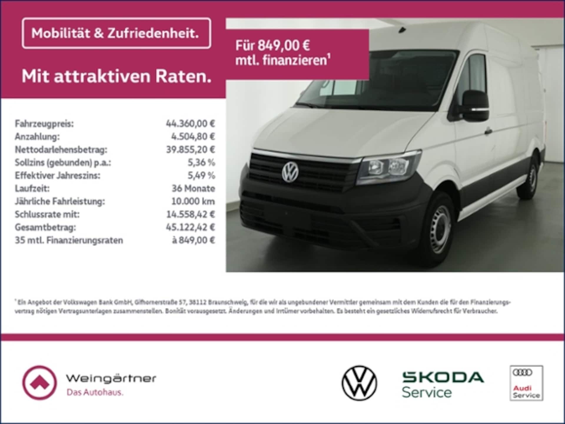 Volkswagen Crafter Kasten mittlerer Radstand