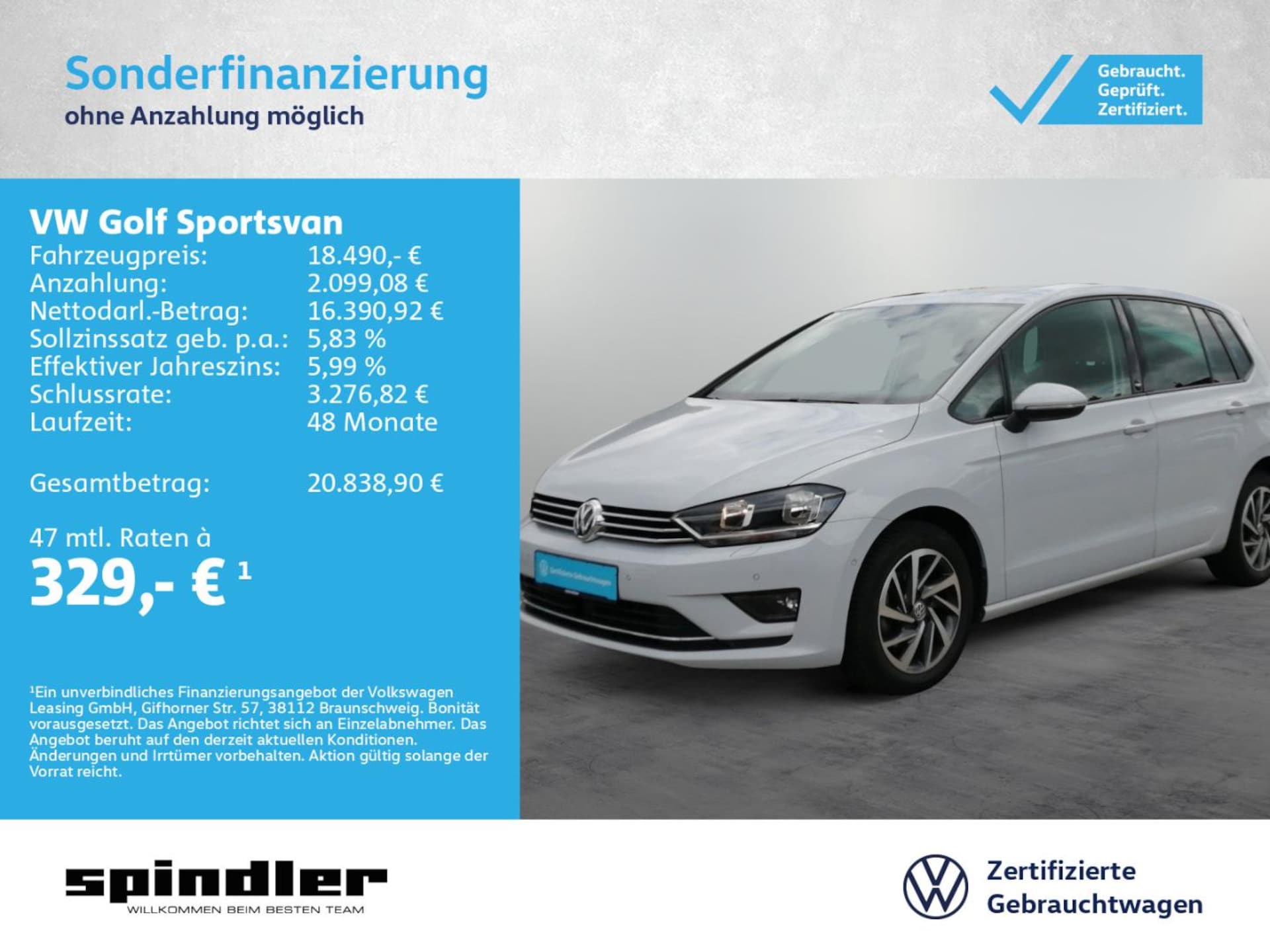 Volkswagen Golf Sportsvan SOUND