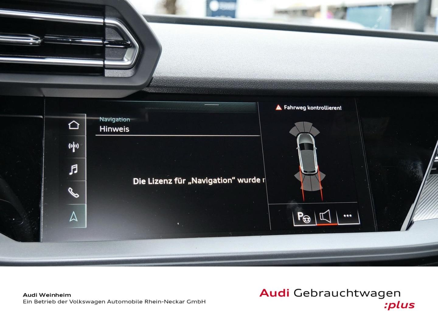 Bild über Audi A3 Sportback TFSI 110 kW S tronic - für weitere Informationen kontaktieren Sie den Audi Partner