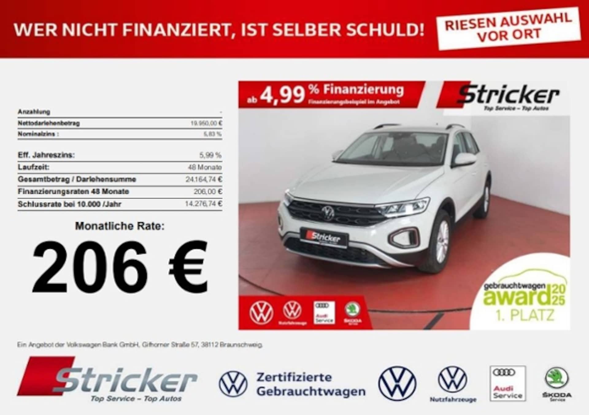 Volkswagen T-Roc Life