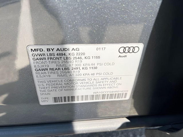 2017 Audi Q3 SUV