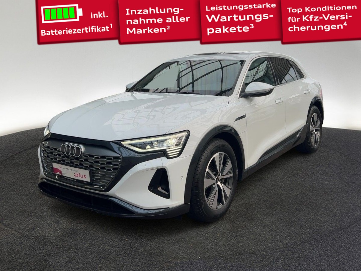 Bild über Audi Q8 e-tron advanced 55 e-tron quattro - für weitere Informationen kontaktieren Sie den Audi Partner