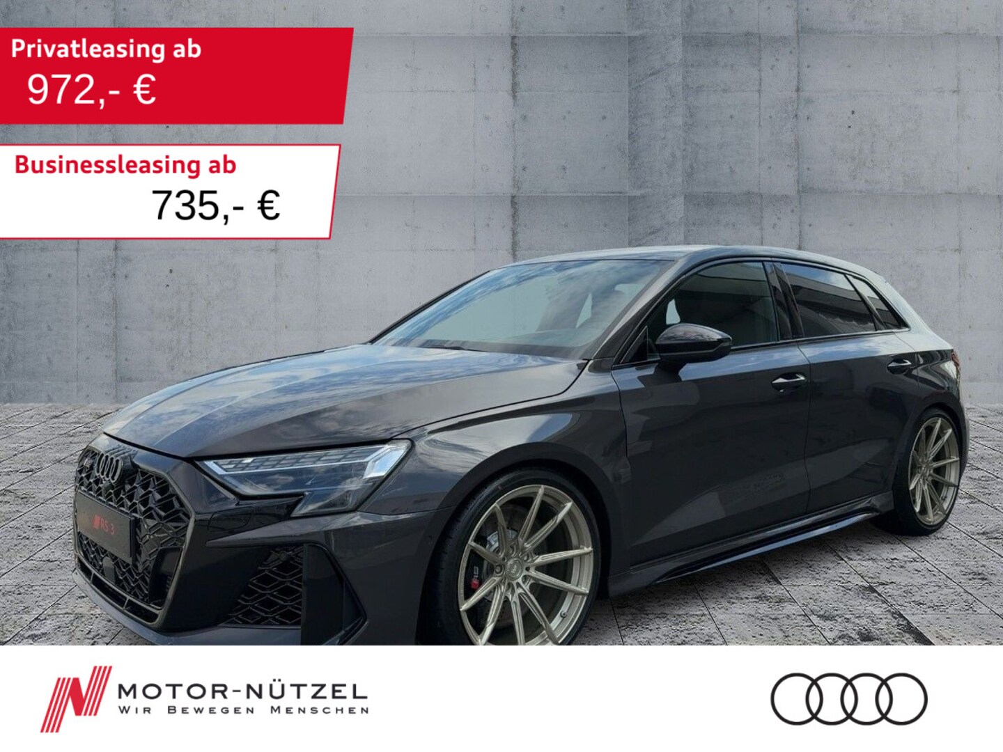 Bild über Audi RS 3 Sportback TFSI quattro 294 kW S tronic - für weitere Informationen kontaktieren Sie den Audi Partner