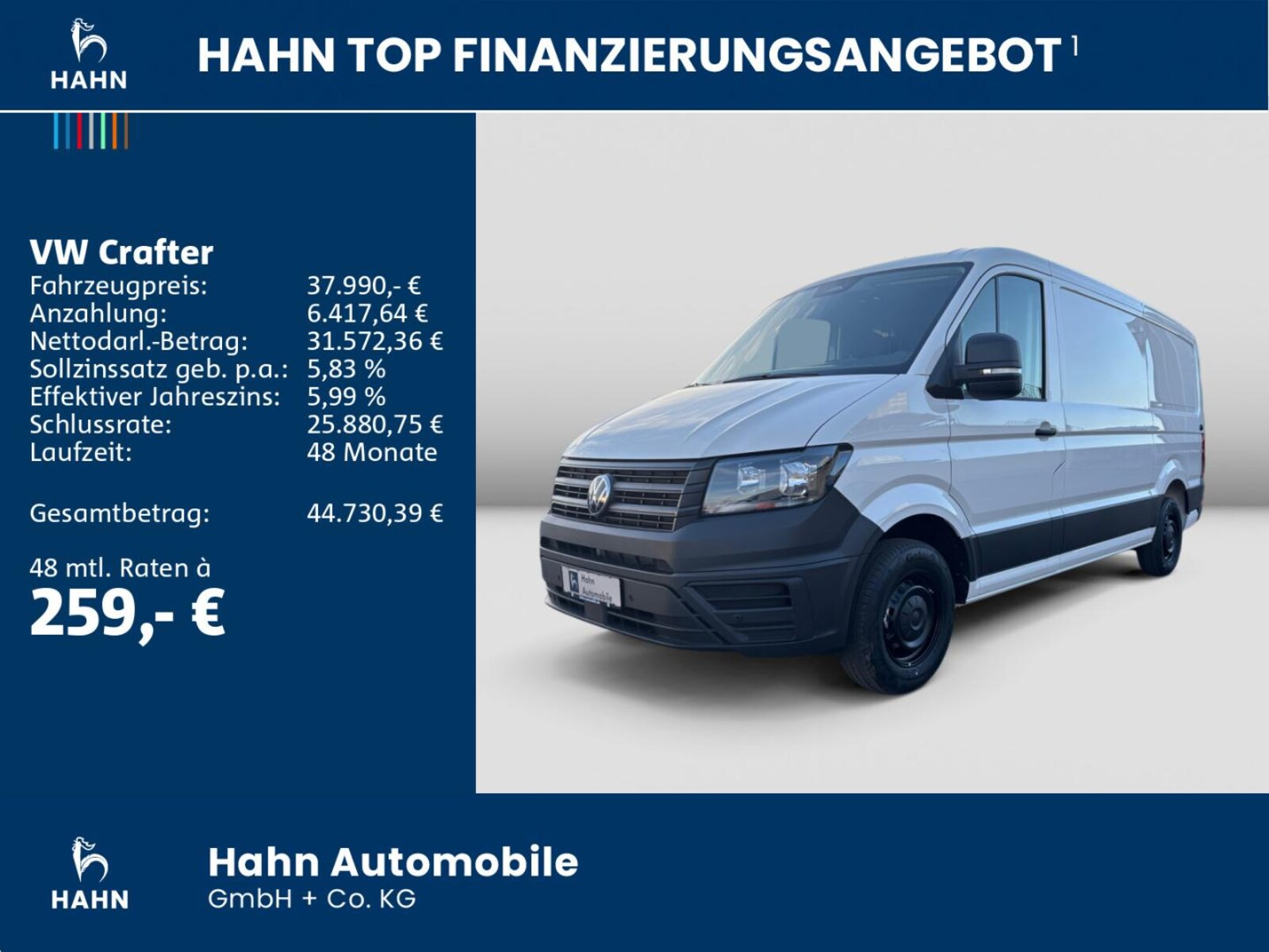 Volkswagen Crafter Kasten mittlerer Radstand – Bild 2