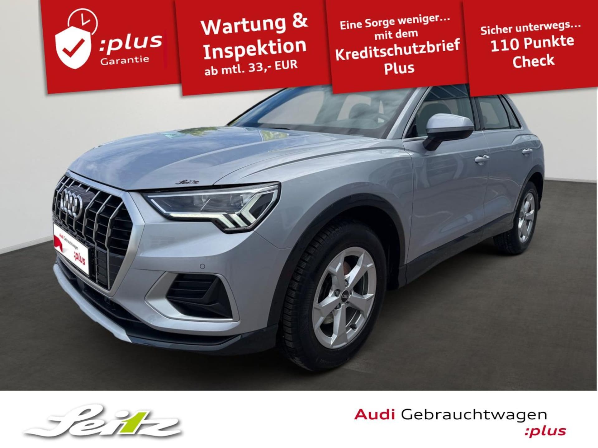 Audi Q3 SUV 2022 — advanced 35 TFSI 110 kW (150 PS) S tronic Q3 35 TFSI advanced *LED*NAVI*PARKSENSOR*