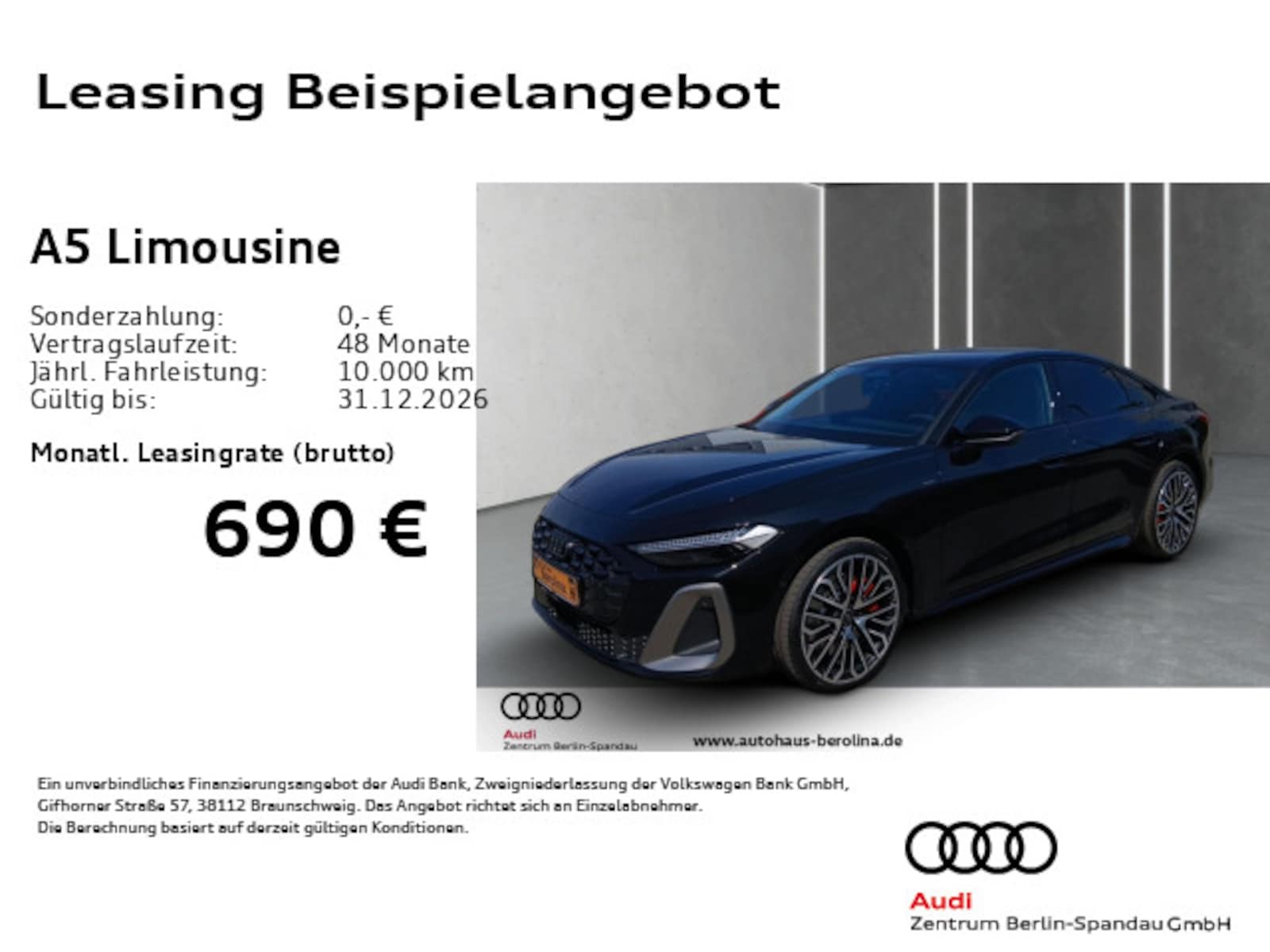 Audi A5 Limousine – Bild 3